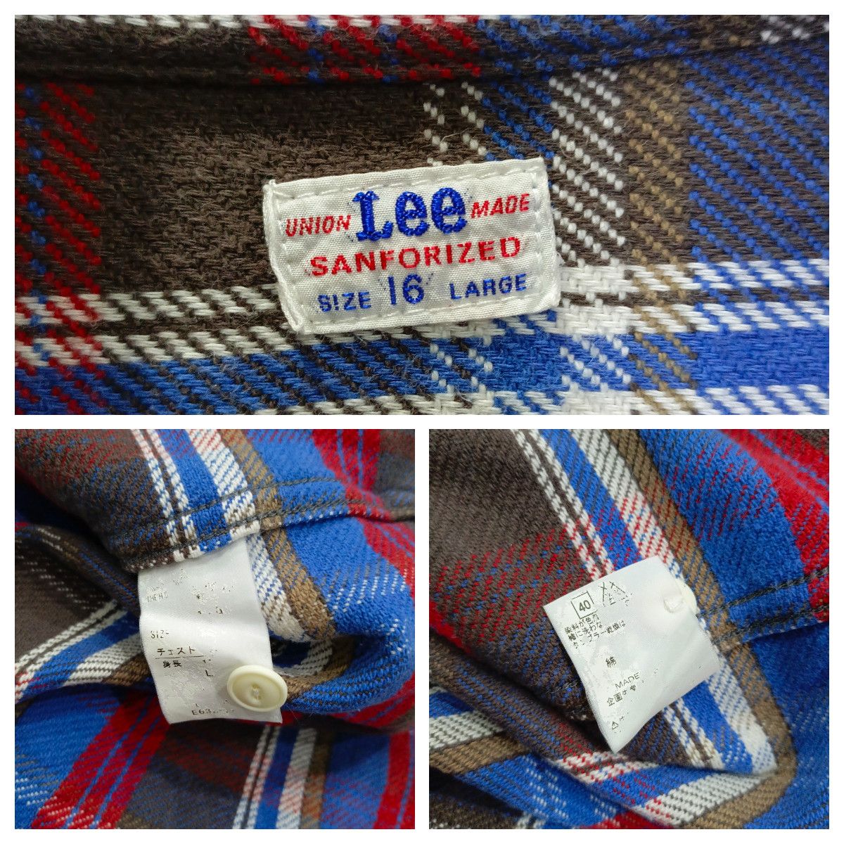 Lee Vintage Lee Flannel Double Pocket Shirt Size US M / EU 48-50 / 2 - 7 Thumbnail