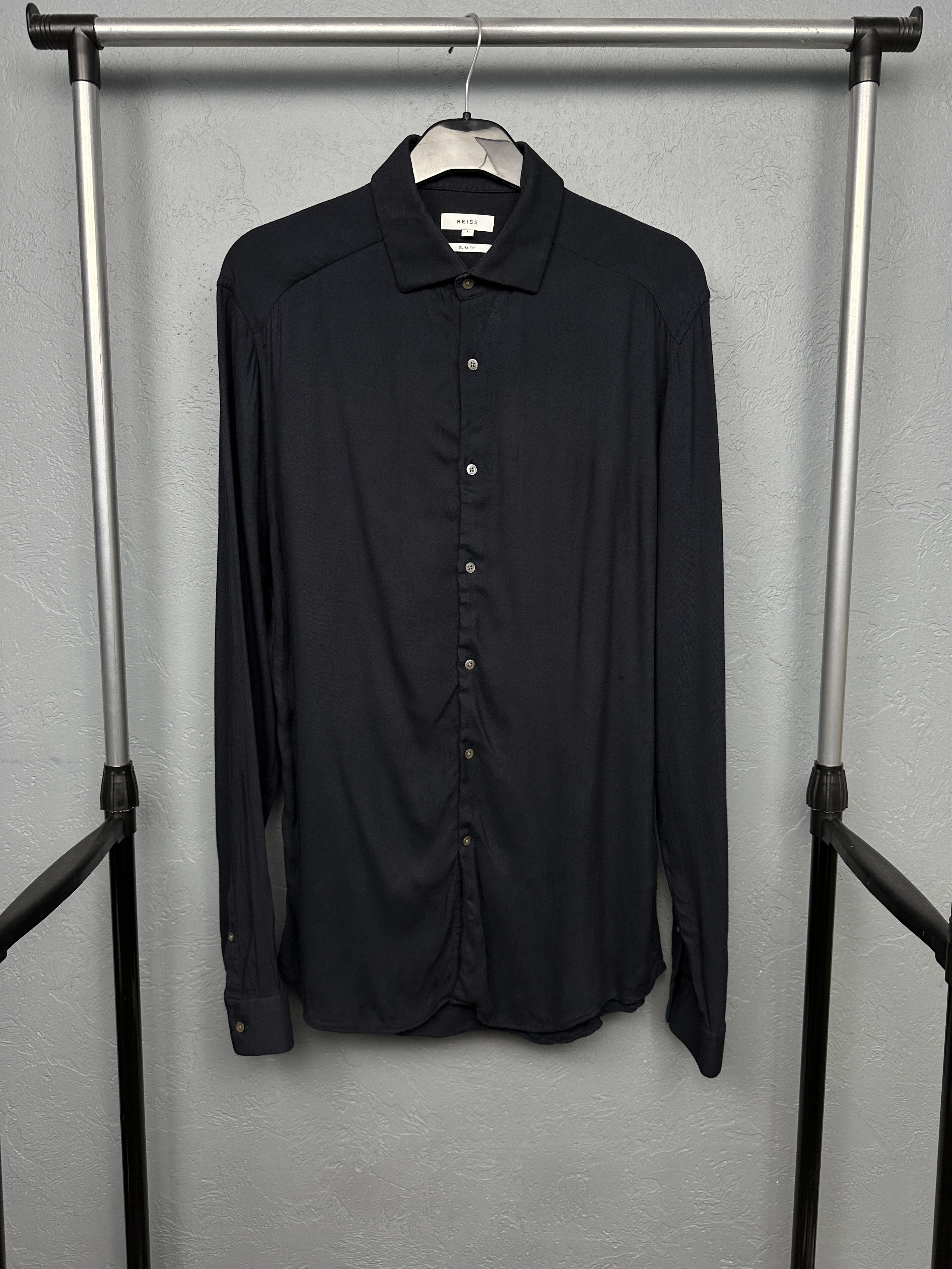 Reiss Reiss Mens Long Sleeve Shirt Slim Fit Size US L / EU 52-54 / 3 - 1 Thumbnail