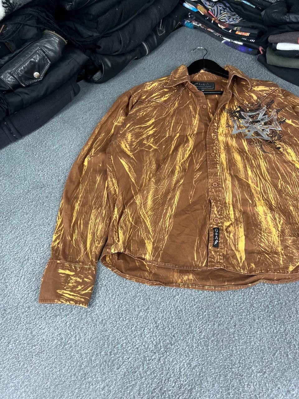 Affliction Y2K Affliction Style Skull Logo Grunge Shirt Size US M / EU 48-50 / 2 - 5 Thumbnail