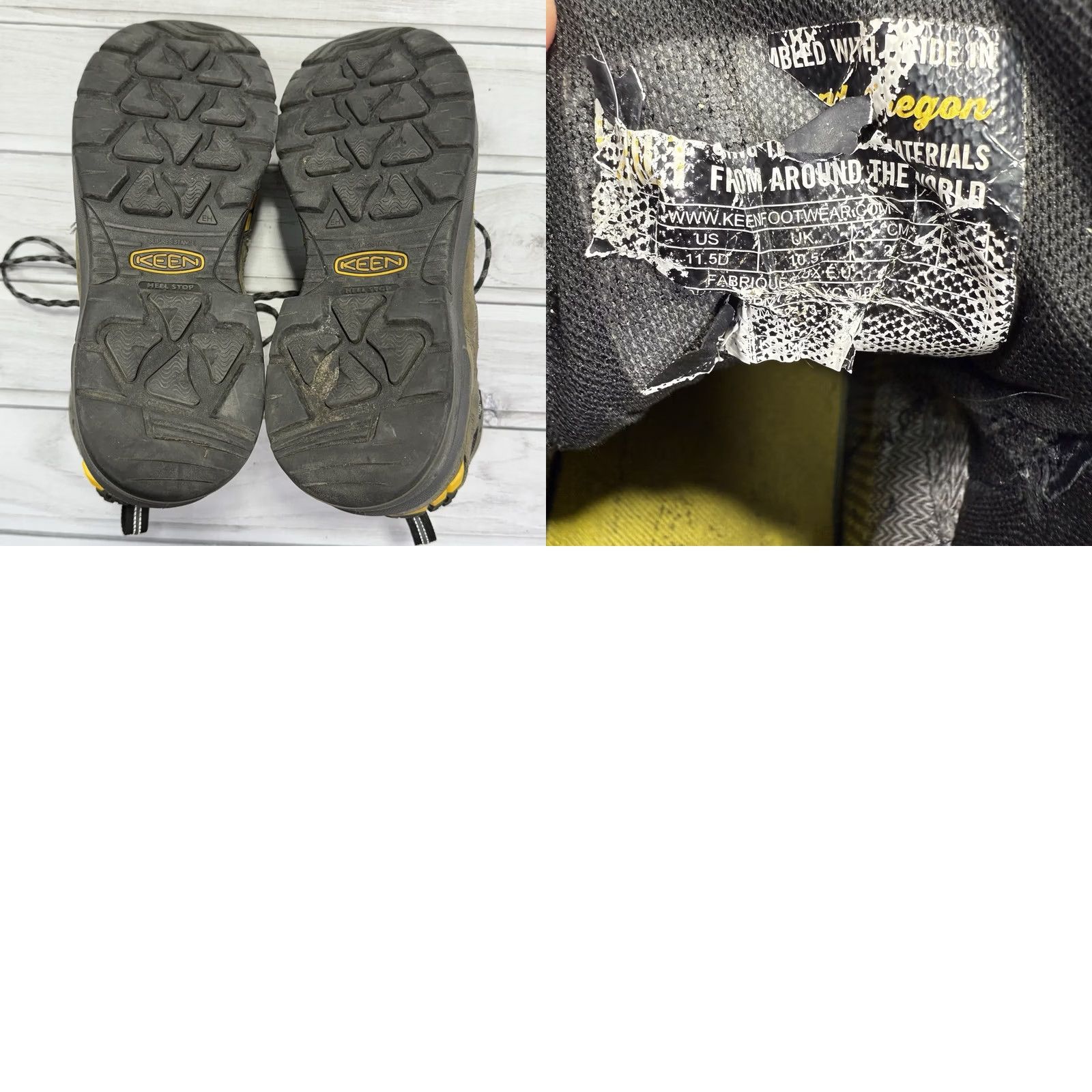 KEEN KEEN Utility Troy Waterproof Work Boots 11.5 Composite Toe Heavy Duty Mens Leather Gray Combat USA Logo Shoes Boots Size US 12 / EU 45 - 9 Thumbnail