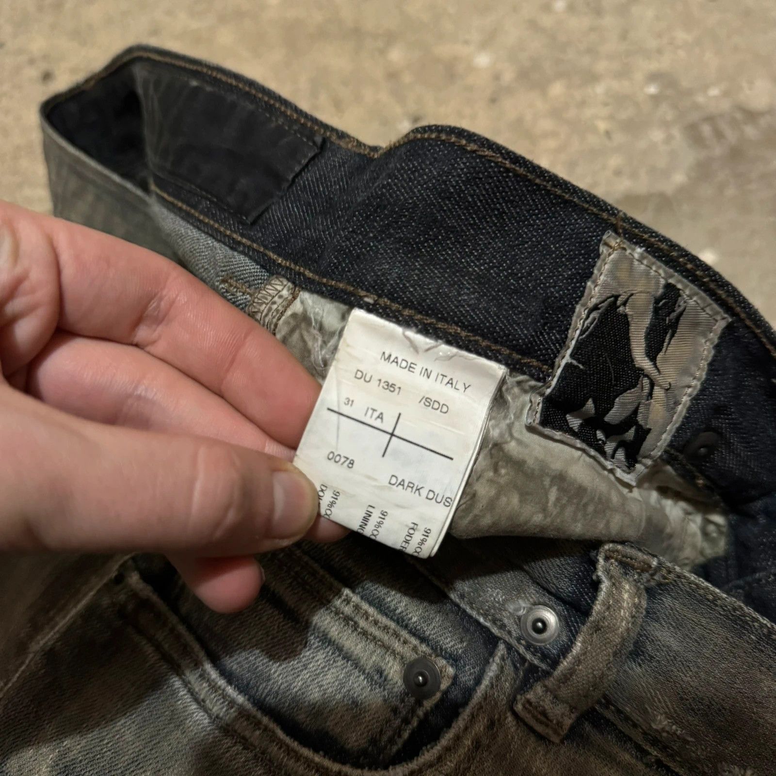 Rick Owens Rick owens drkshdw dark dust jeans Size US 31 - 9 Thumbnail