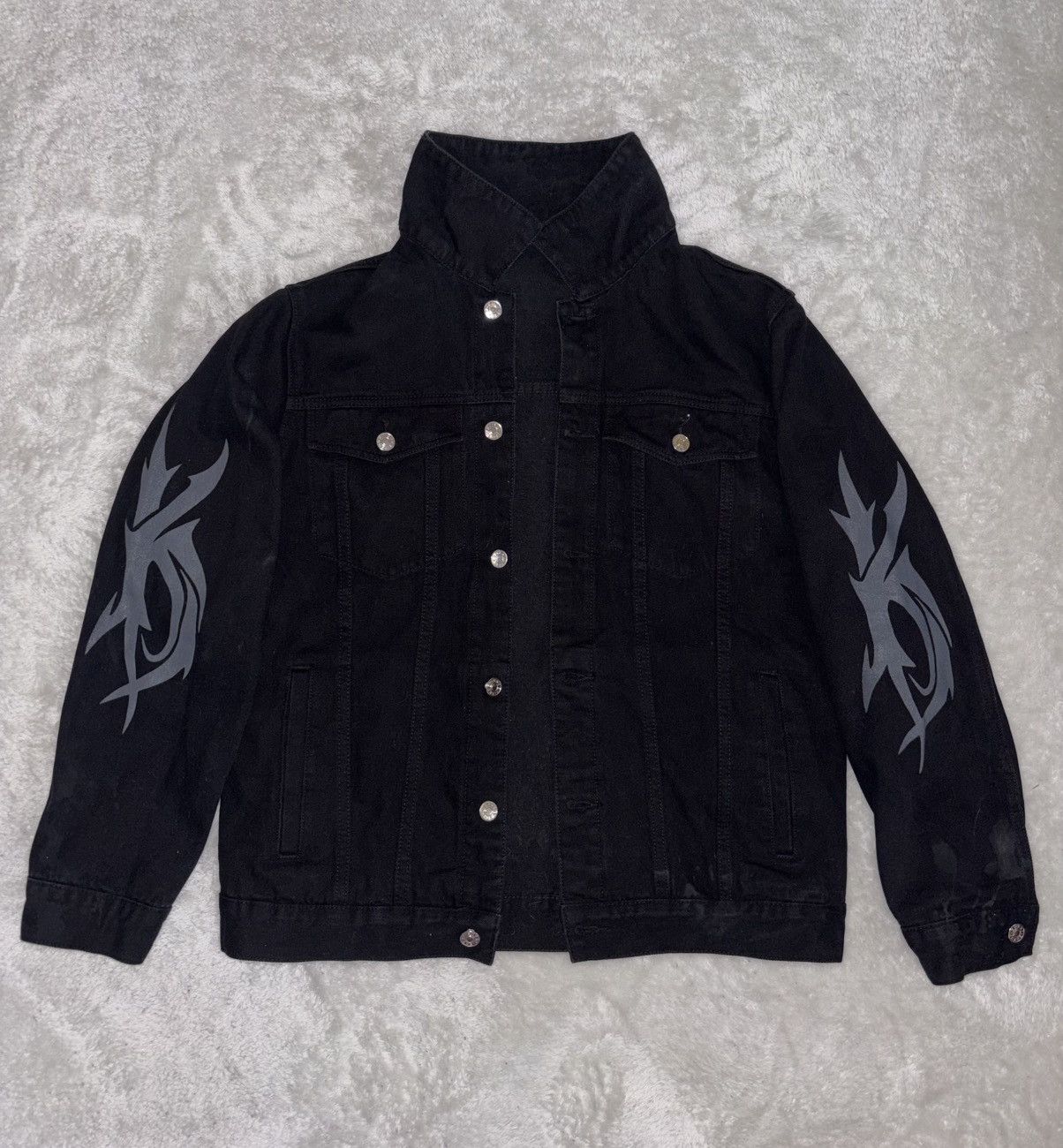VERY RARE KIM KRUEGER LIMITED EDITION BLACK DENIM JACKET