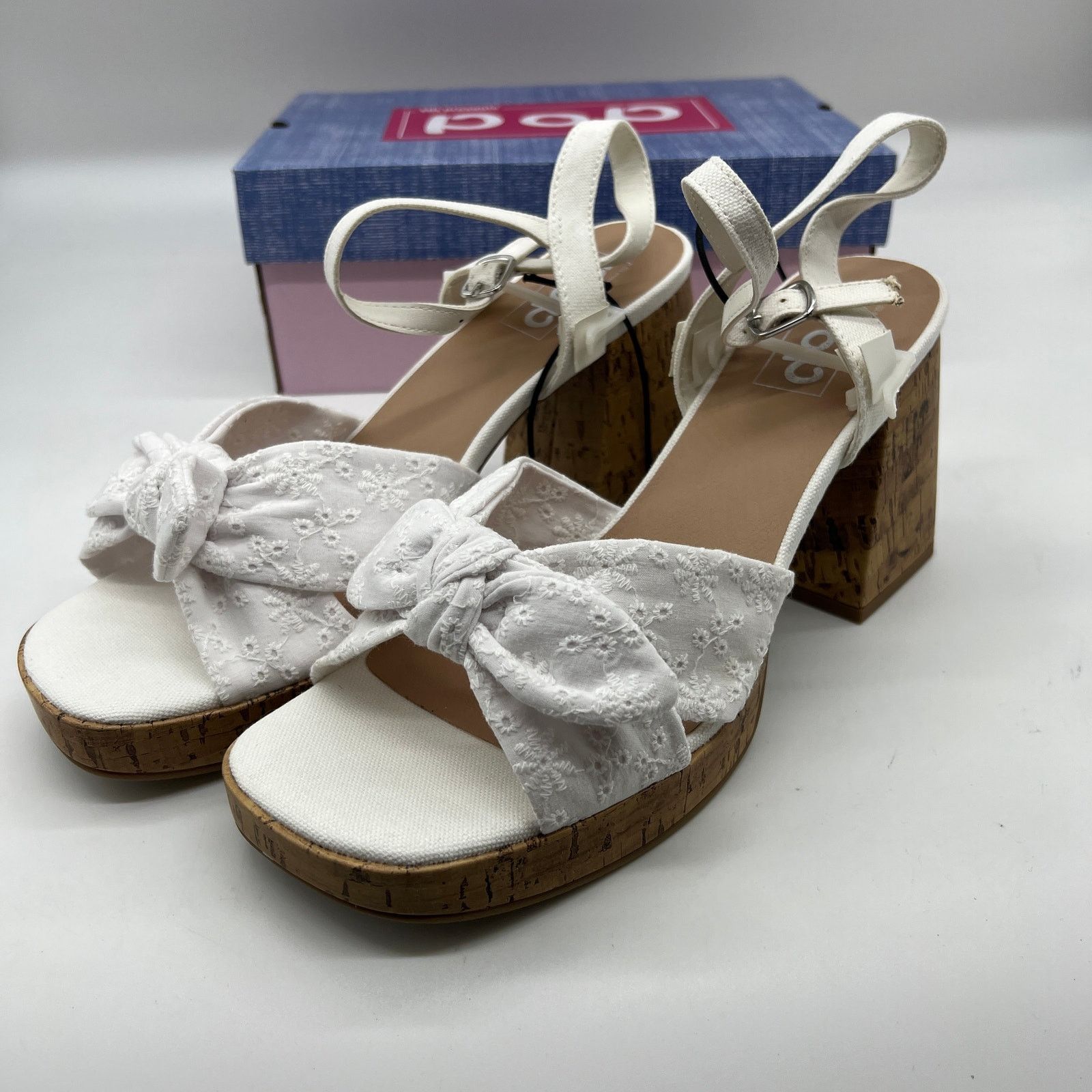 Other Pop Womens Giving Heeled Sandals White Size 11M Size US 11 / IT 41 - 3 Thumbnail