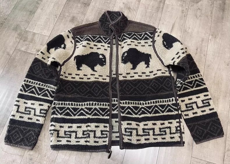 RRL Ralph Lauren RRL Ralph Lauren Buffalo Navajo out of print fleece Edison Size US L / EU 52-54 / 3 - 1 Thumbnail