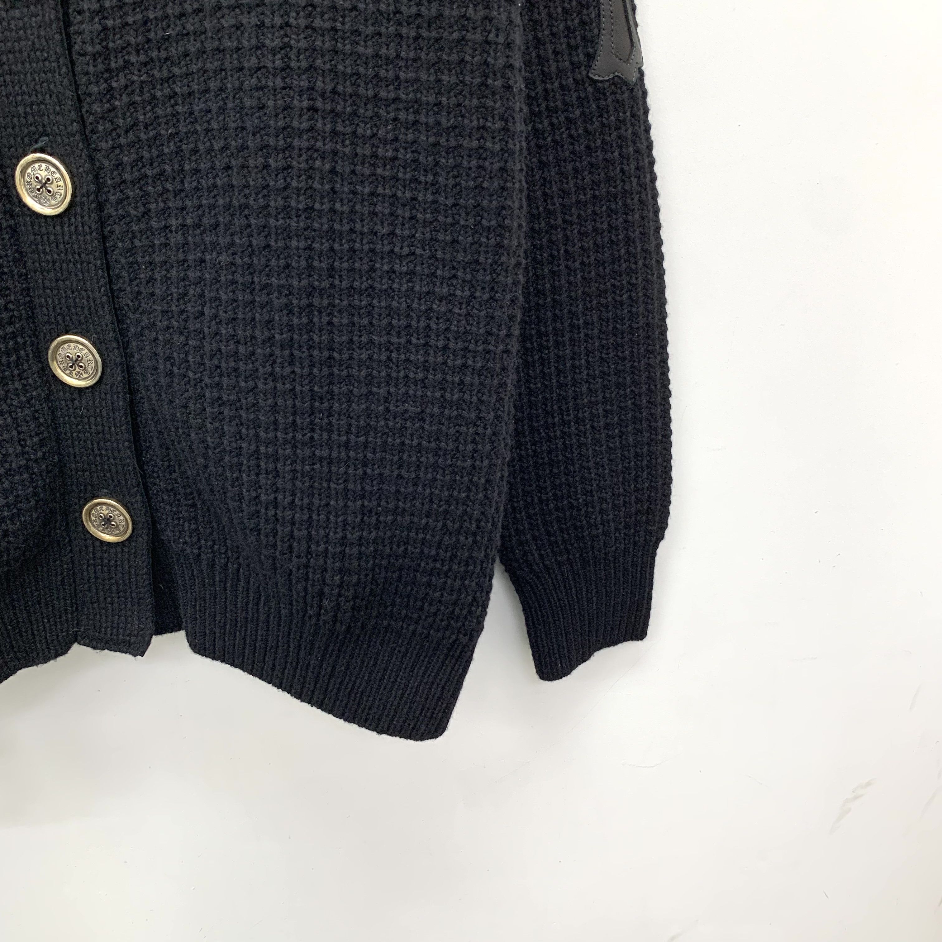 Chrome Hearts Chrome Hearts Cross Cashmere Cardigan Black (S) Size US S / EU 44-46 / 1 - 4 Thumbnail
