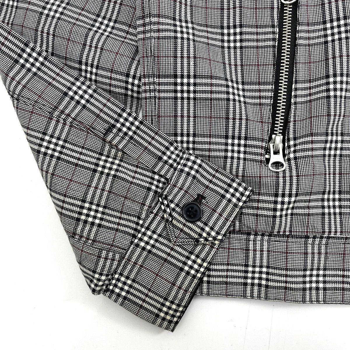 PPFM 2000s PPFM Five Pocket Punks Plaid Bikers Jacket Lgb Goa Size US M / EU 48-50 / 2 - 10 Thumbnail