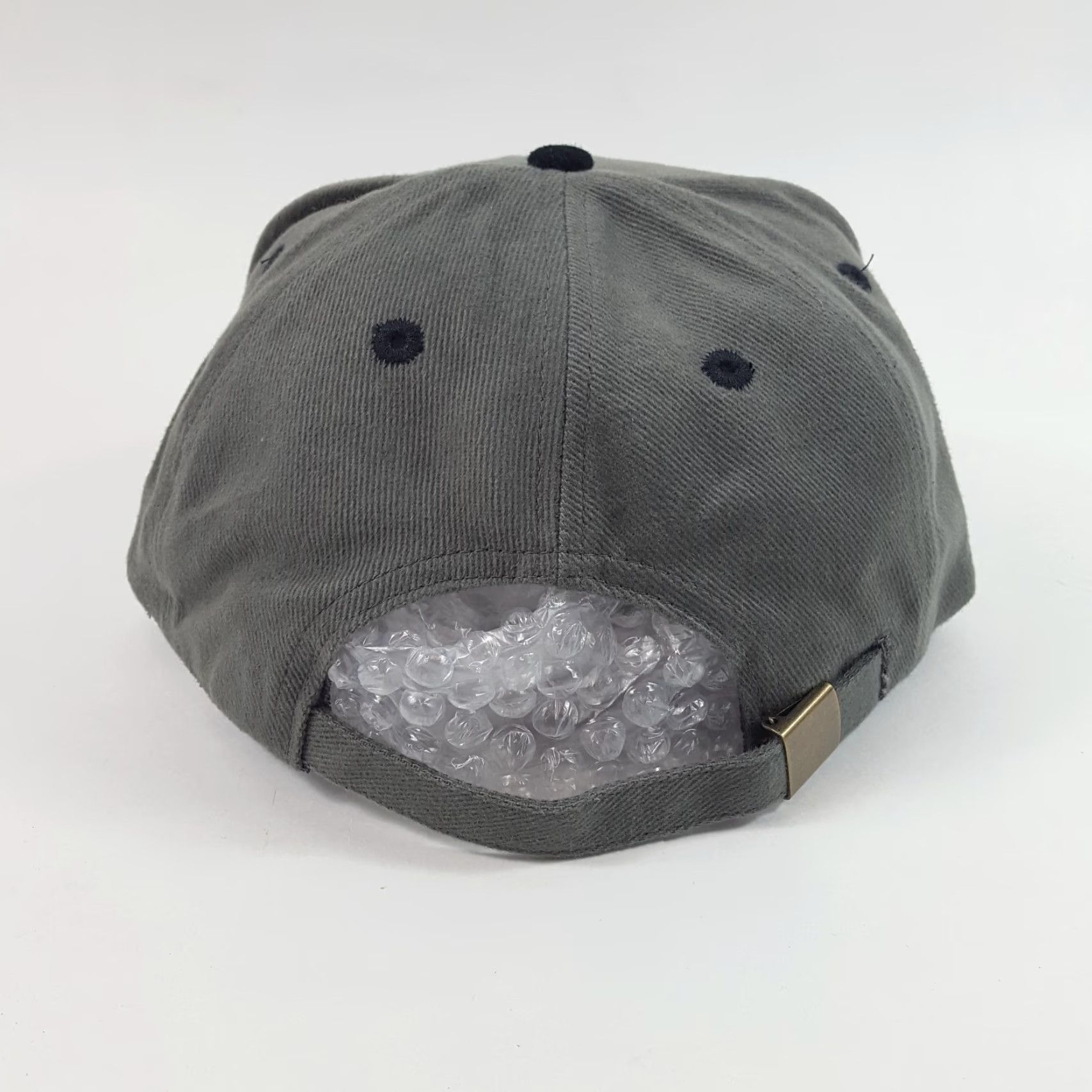 Vintage VINTAGE Otto Baseball Cap Hat One Size Gray Structured Snapback Adjustable 90s 00s USA Baseball Cap Mens Size ONE SIZE - 4 Thumbnail