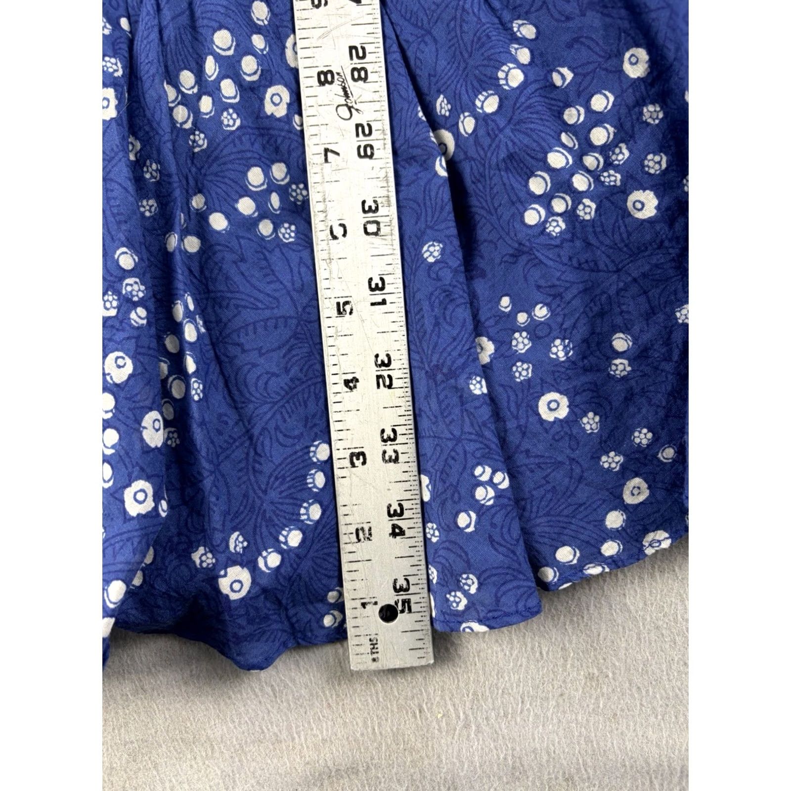 Apiece Apart Apiece Apart Dress La Ventura Mini Dress Womens S Blue Smoked Waist Boho Spots Puff Sleeve Round Neck Button Short Vintage No Size S / US 4 / IT 40 - 8 Thumbnail