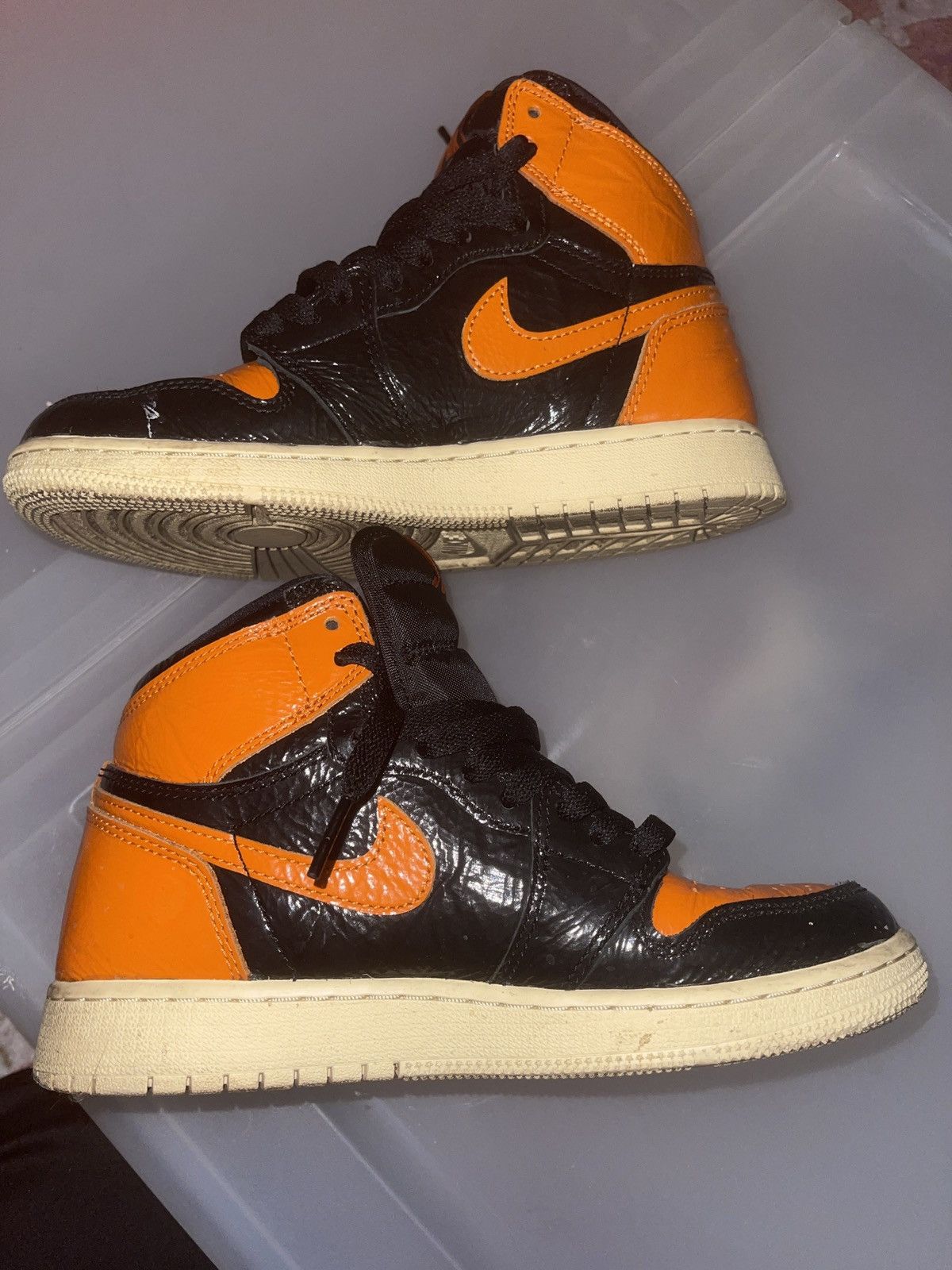 Nike Jordan 1 shattered backboard Size US 4 / IT 34 - 2 Thumbnail