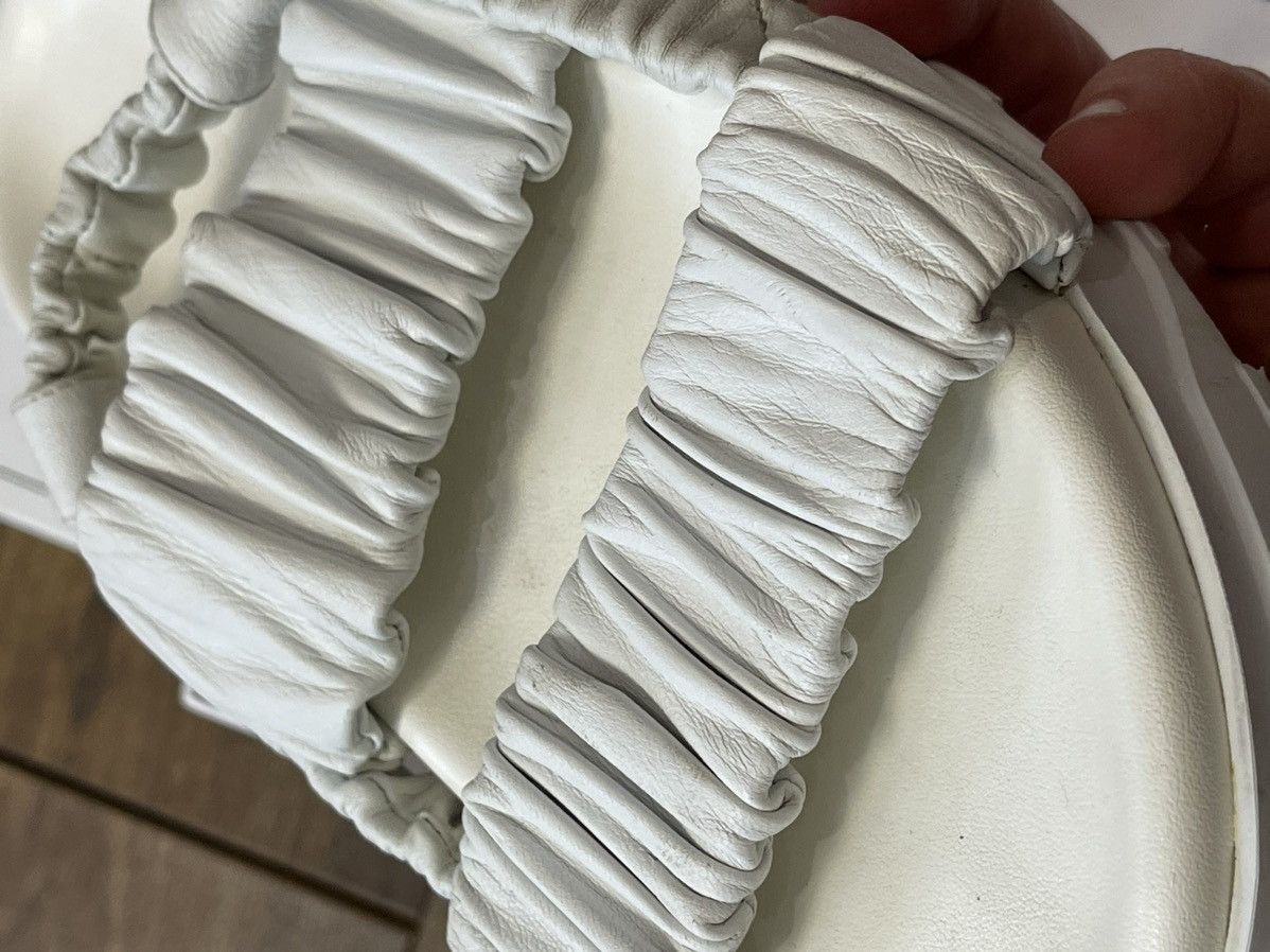 Iceberg Iceberg White Leather Sandals EU 38 Womens Platform Slides Size US 7 / IT 37 - 5 Thumbnail