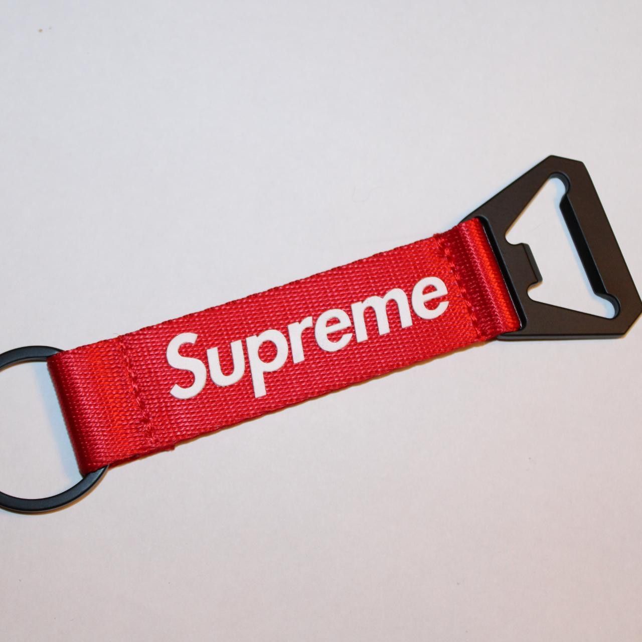 Supreme Supreme Bottle Opener Webbing Keychain - Red Size ONE SIZE - 2 Thumbnail