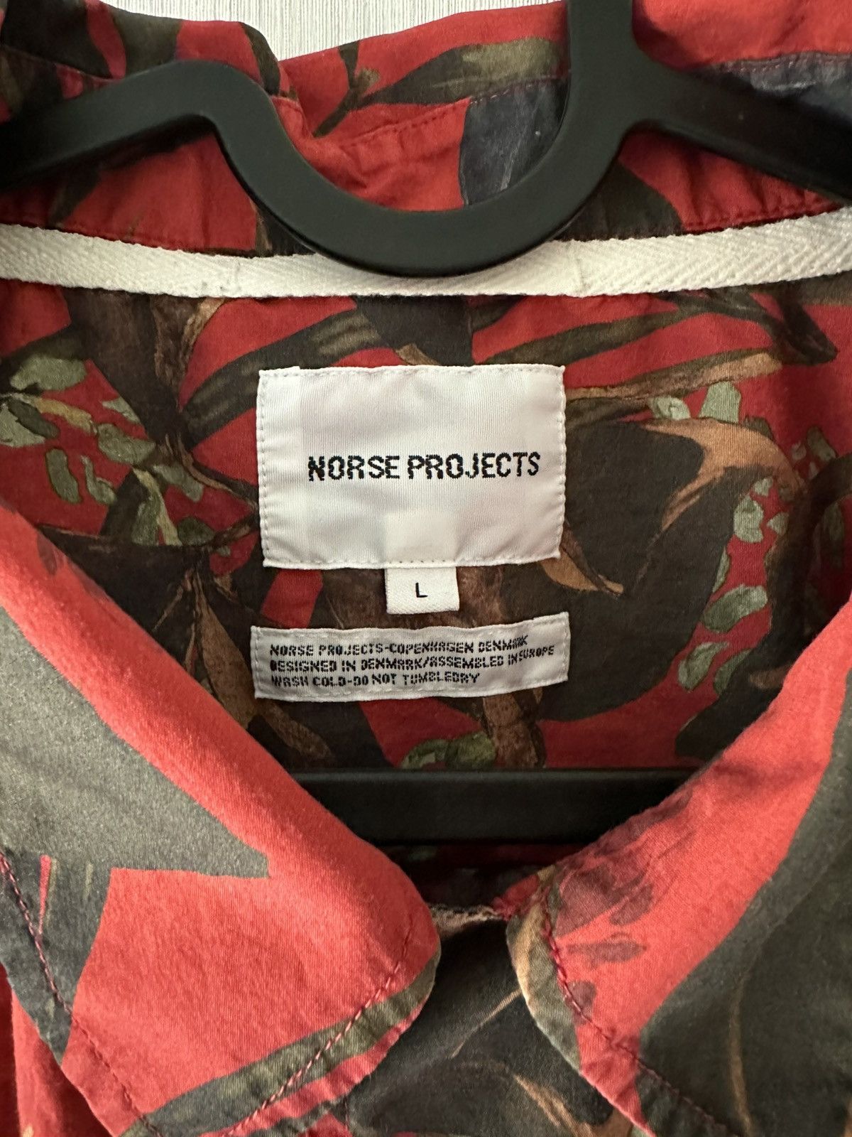 Norse Projects Carsten Print Hawaiian Shirt Size US L / EU 52-54 / 3 - 2 Thumbnail