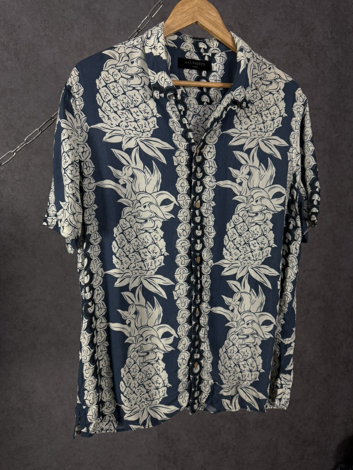 Allsaints Allsaints Ananas art designer crazy Hawaiian shirt Size US L / EU 52-54 / 3 - 3 Thumbnail