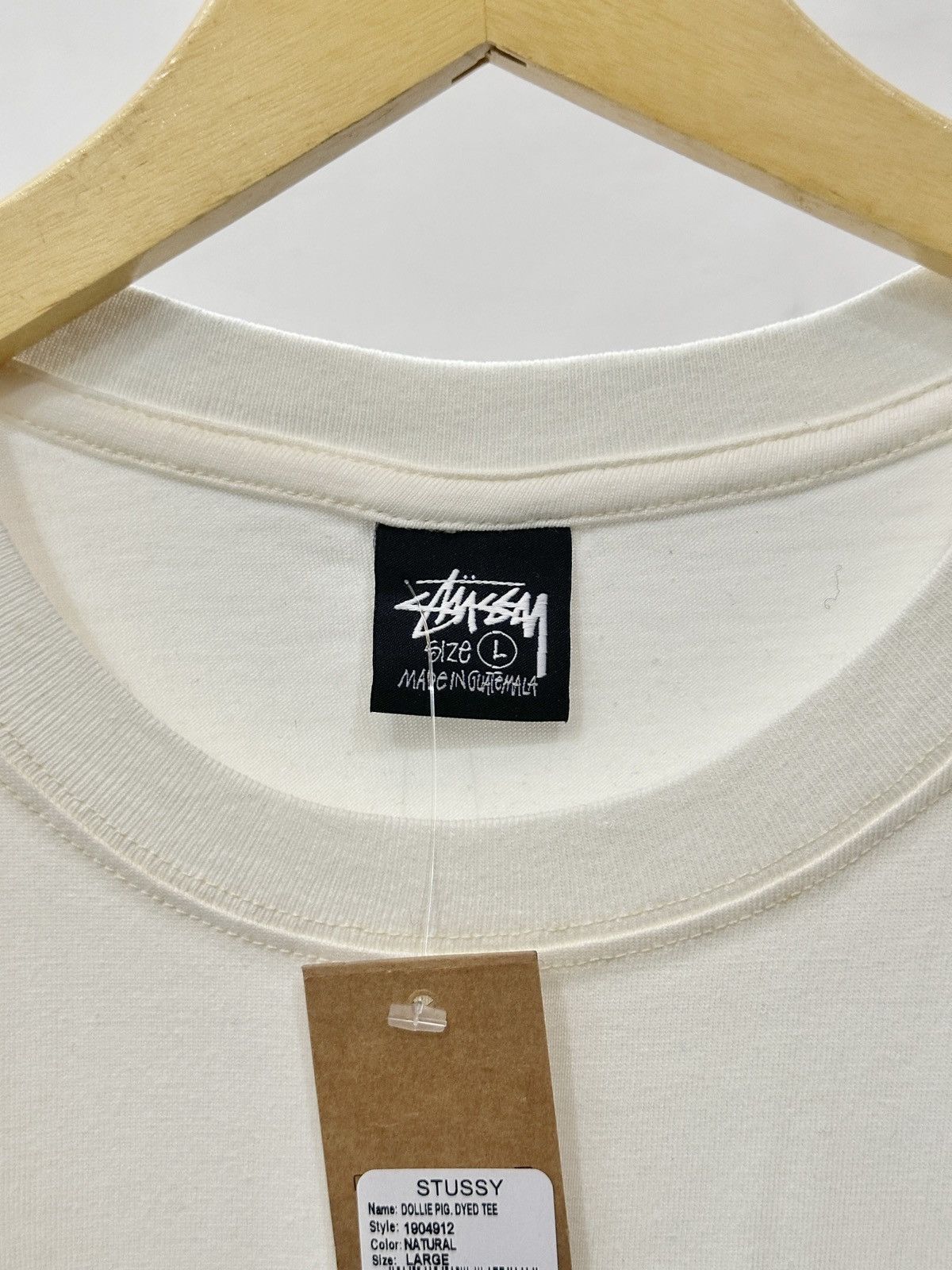 Stussy Stussy tee Dollie Pig. dyed - L Natural Size US L / EU 52-54 / 3 - 3 Thumbnail