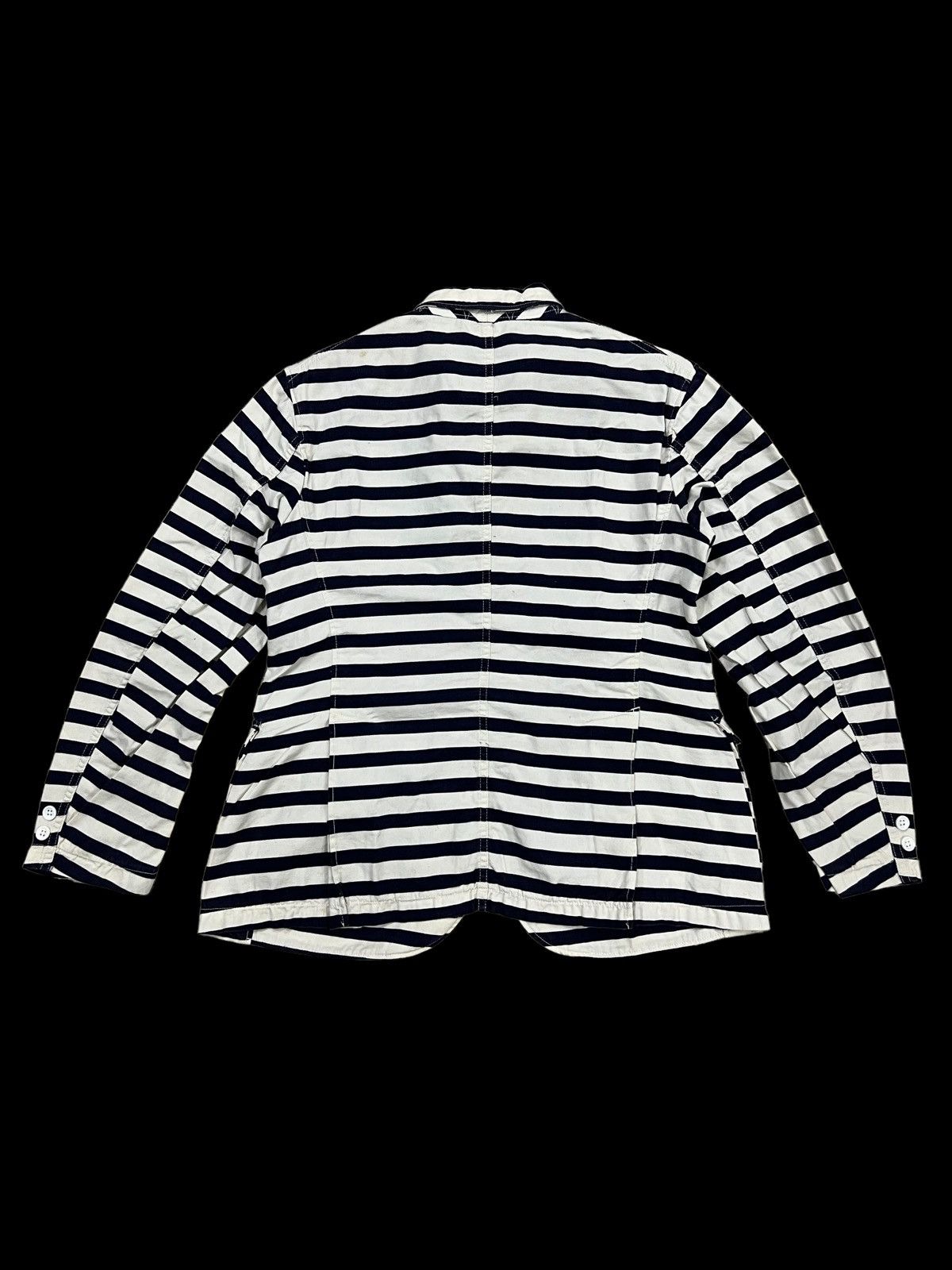 Engineered Garments Engineered Garments Prisoner Stripe 3 Pocket Chore Jacket Size US S / EU 44-46 / 1 - 7 Thumbnail