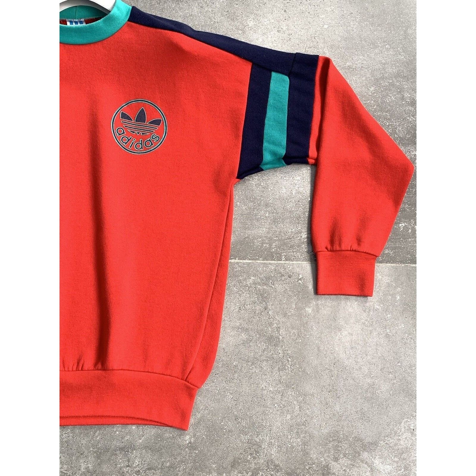 Adidas × Vintage Men's ADIDAS ORIGINALS Sweatshirt 80s Pullover Jumper SZ S Size US S / EU 44-46 / 1 - 14 Thumbnail