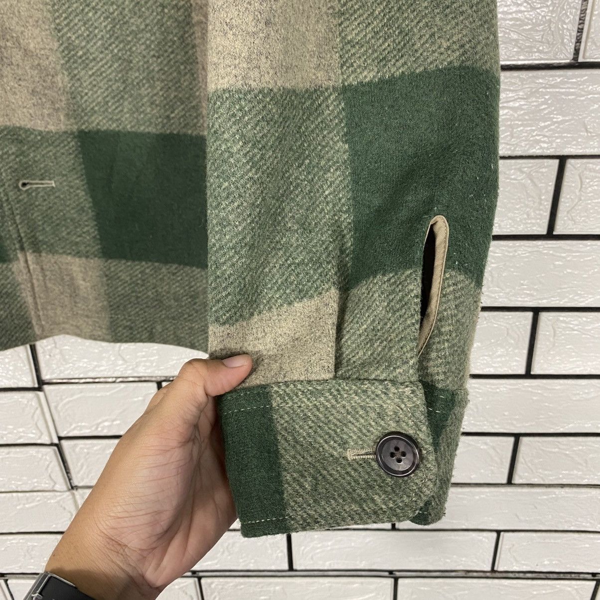 Japanese Brand Vintage Wool Button Jacket Tartan Design Uniqlo Issey Miyake Size US L / EU 52-54 / 3 - 16 Thumbnail