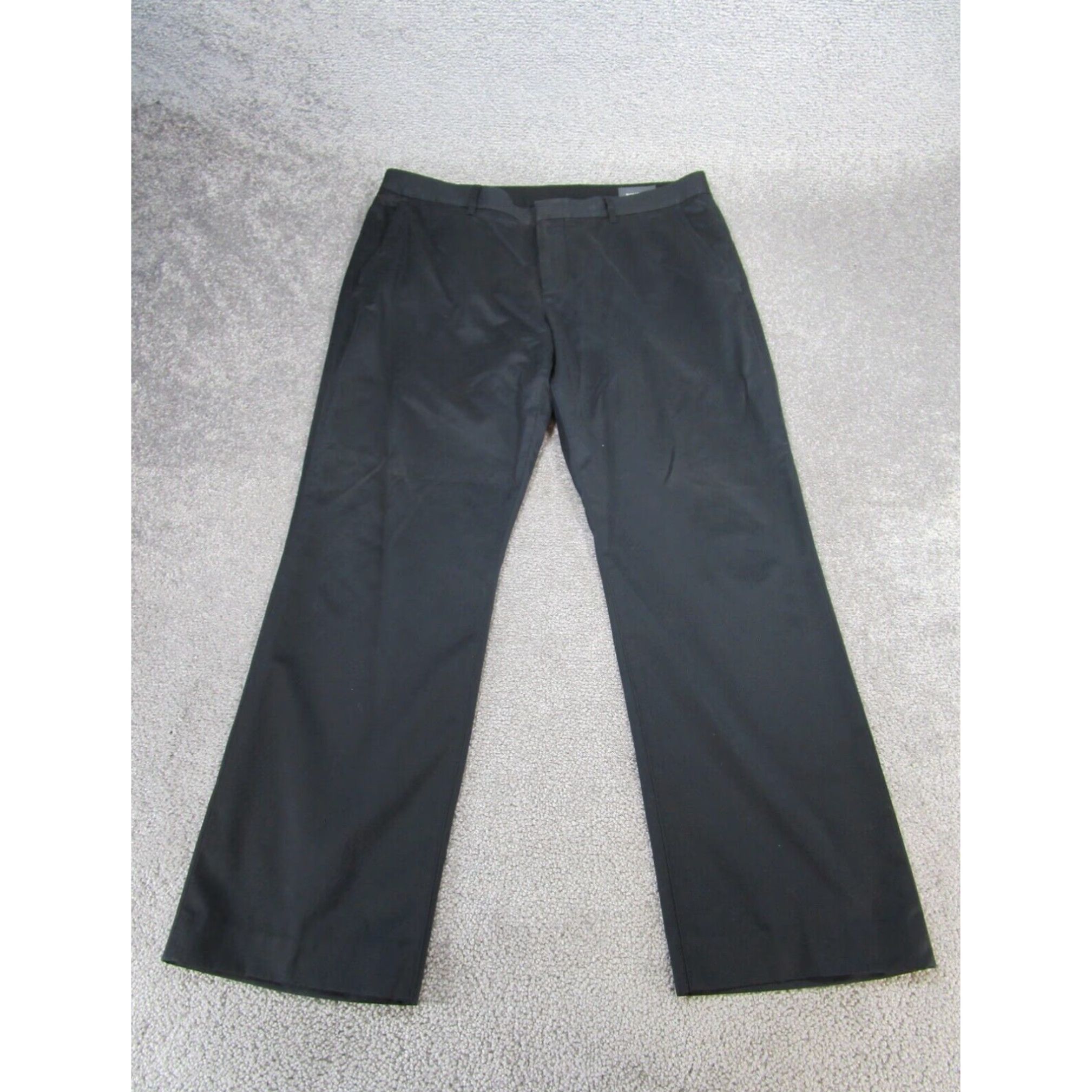 Bonobos Bonobos Mens Dress Pants 36 Tuesday Black Straight Leg 36X29 Extra Large XL Size US 36 / EU 52 - 1 Thumbnail