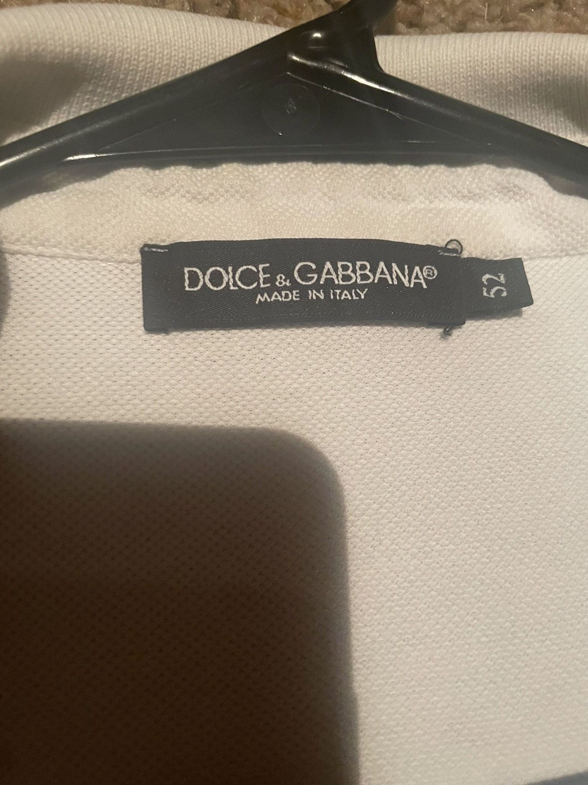 Dolce & Gabbana Dolce & Gabbana White Polo Size US M / EU 48-50 / 2 - 3 Thumbnail