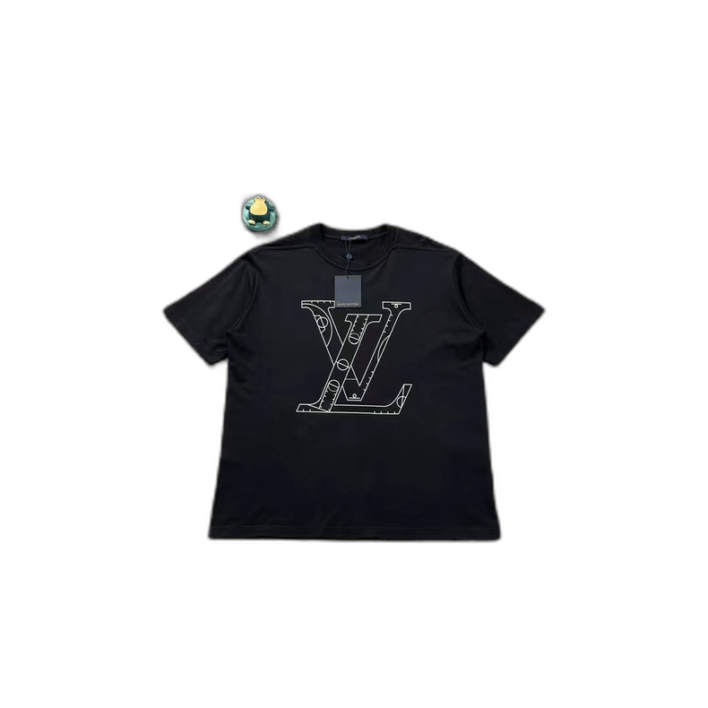 Louis Vuitton LV NBA Collaboration Black Short Sleeve T -2505 Size US XXL / EU 58 / 5 - 1 Thumbnail