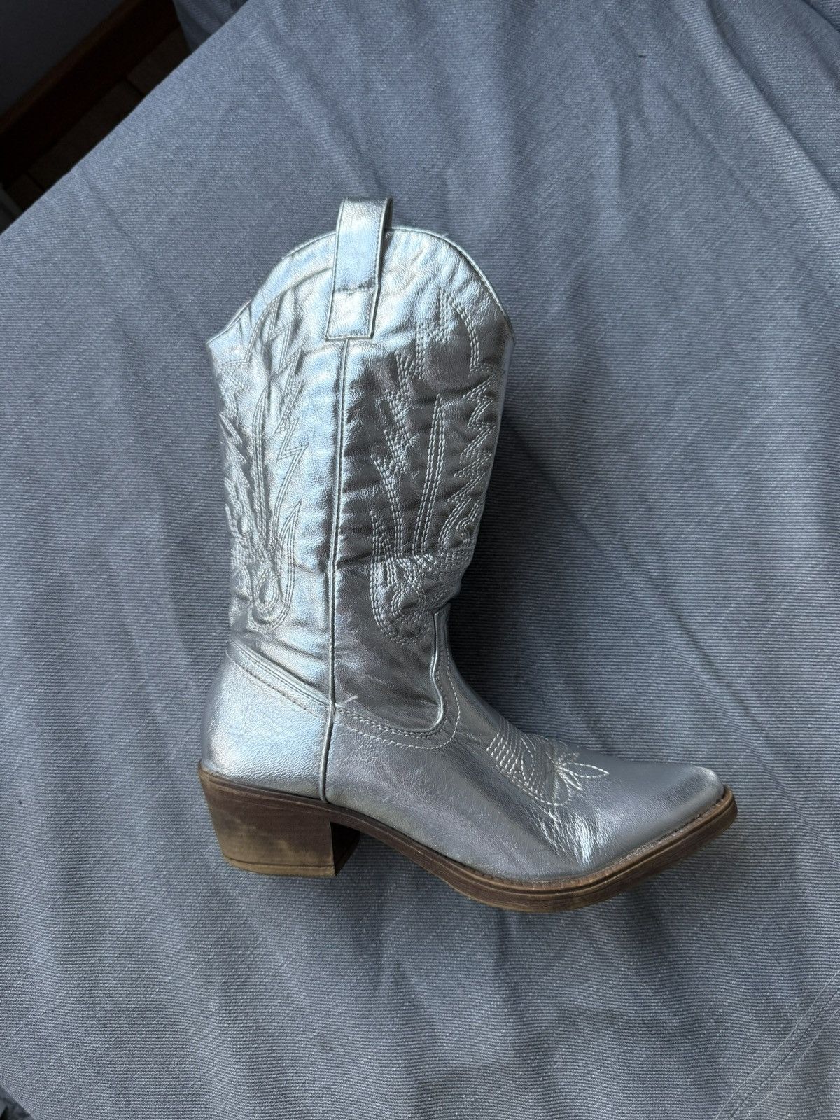 Cowboy Equipment × Vintage Vintage y2k Cowboy Boots US 8 western usa texas retro cowgirl Size US 8 / IT 38 - 4 Thumbnail