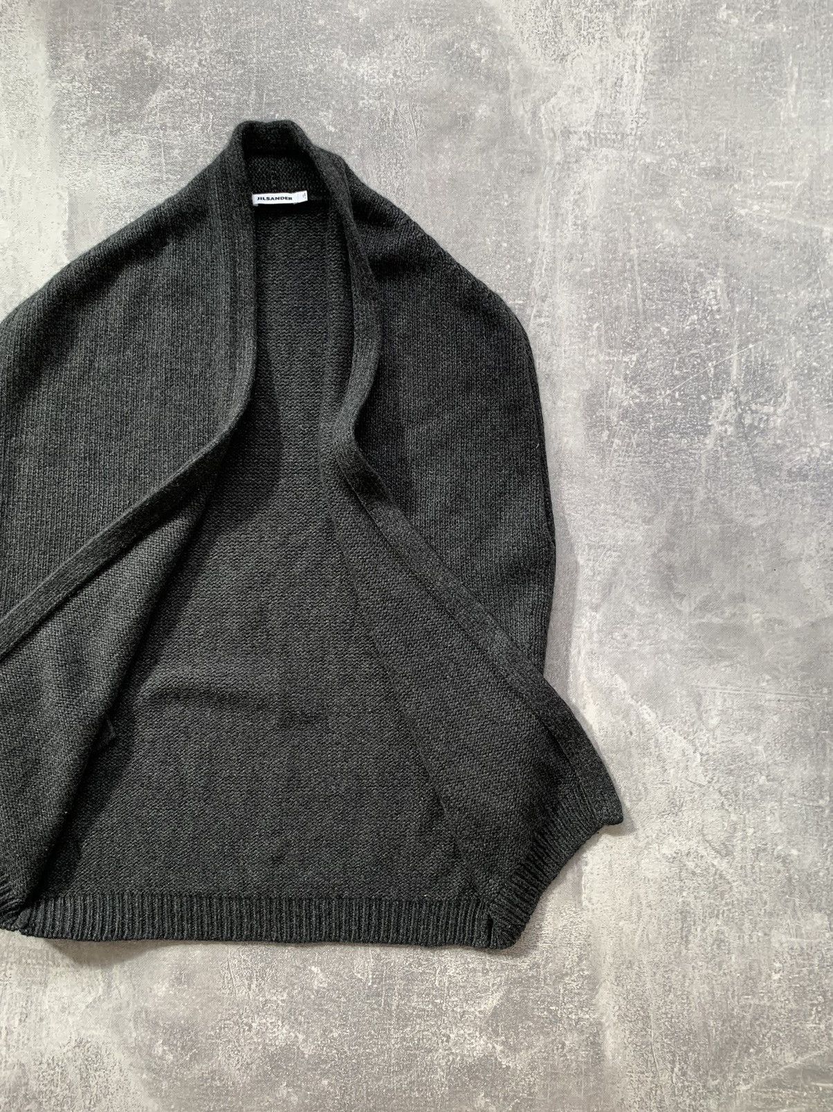 image of 2017 Jil Sander Cashmere Oversized Cape / Coat in Grey, Women's (Size Large)