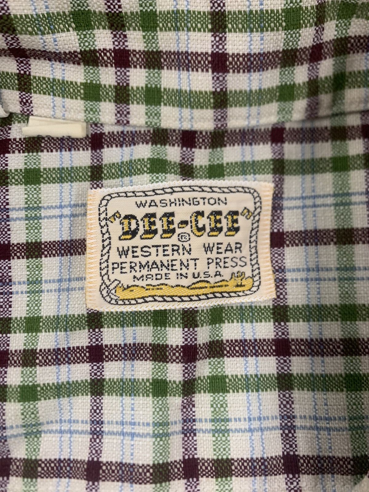 Vintage Dee-cee Western Wear Snap Flannel Size US XL / EU 56 / 4 - 2 Thumbnail