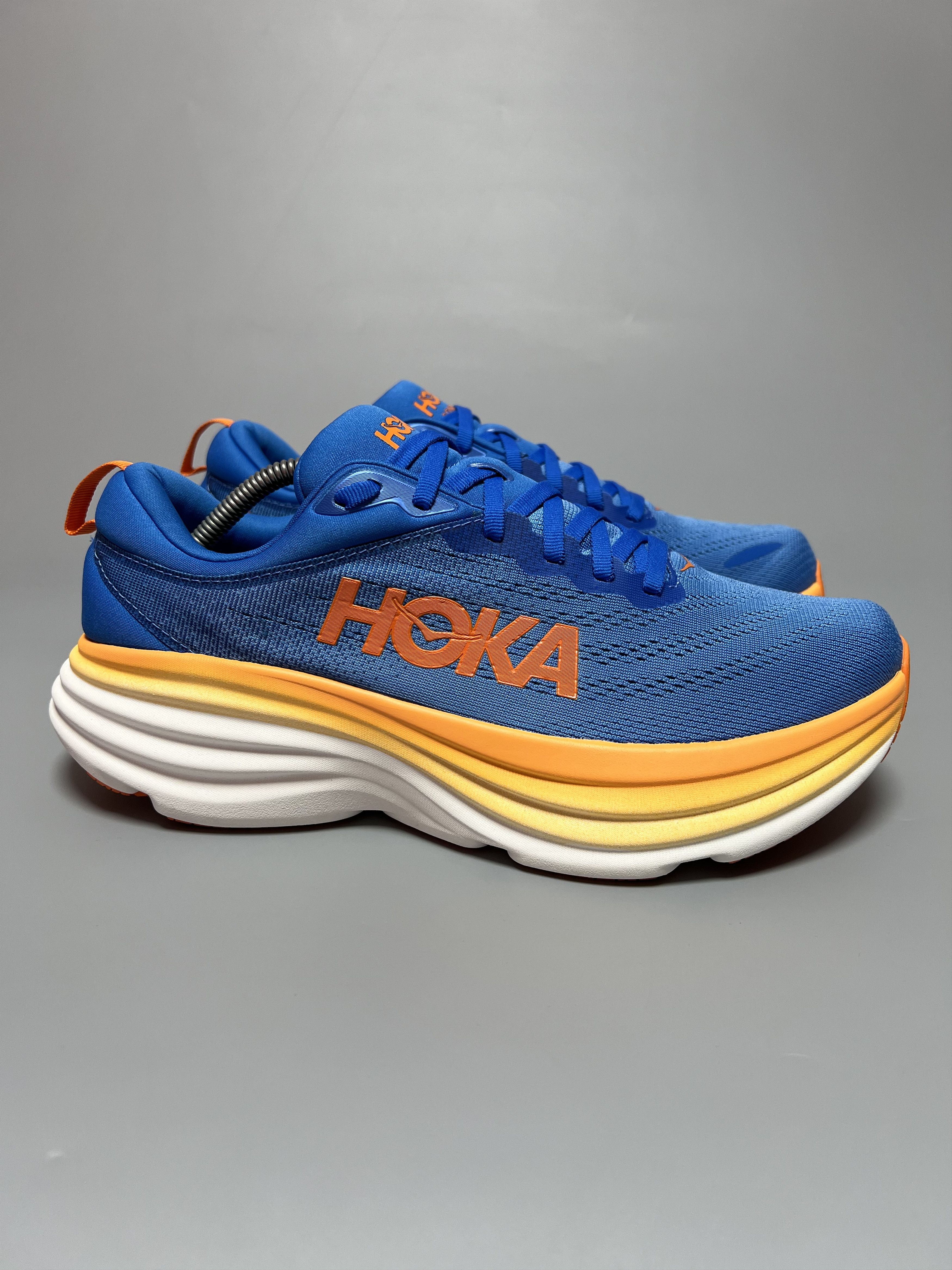 Hoka 9.5D Hoka One One Bondi 8 Men's Running Shoes Gym Walking Size US 9.5 / EU 42-43 - 2 Thumbnail