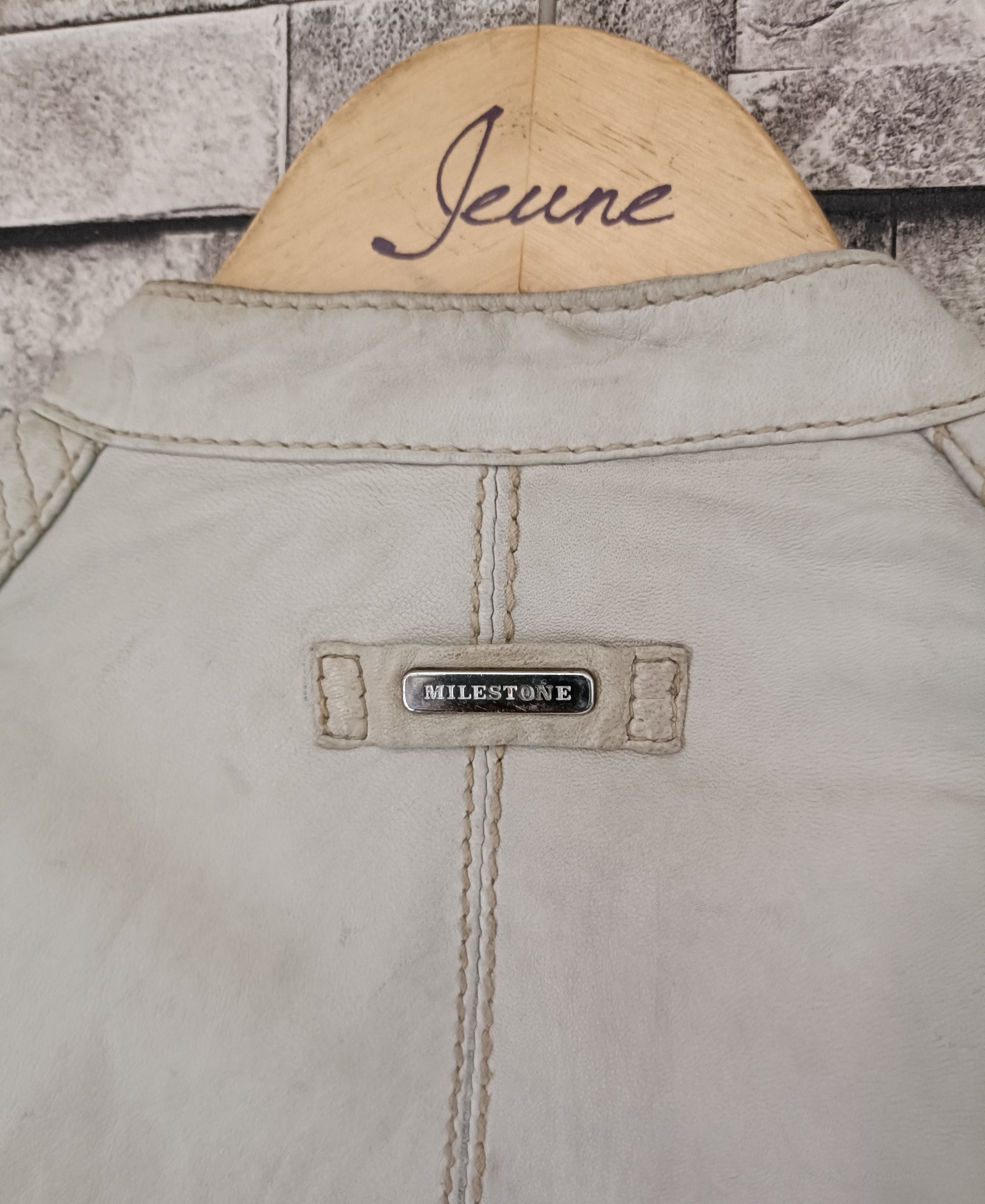 Milestone Vintage milestone lady biker leather jacket Size XS / US 0-2 / IT 36-38 - 9 Thumbnail