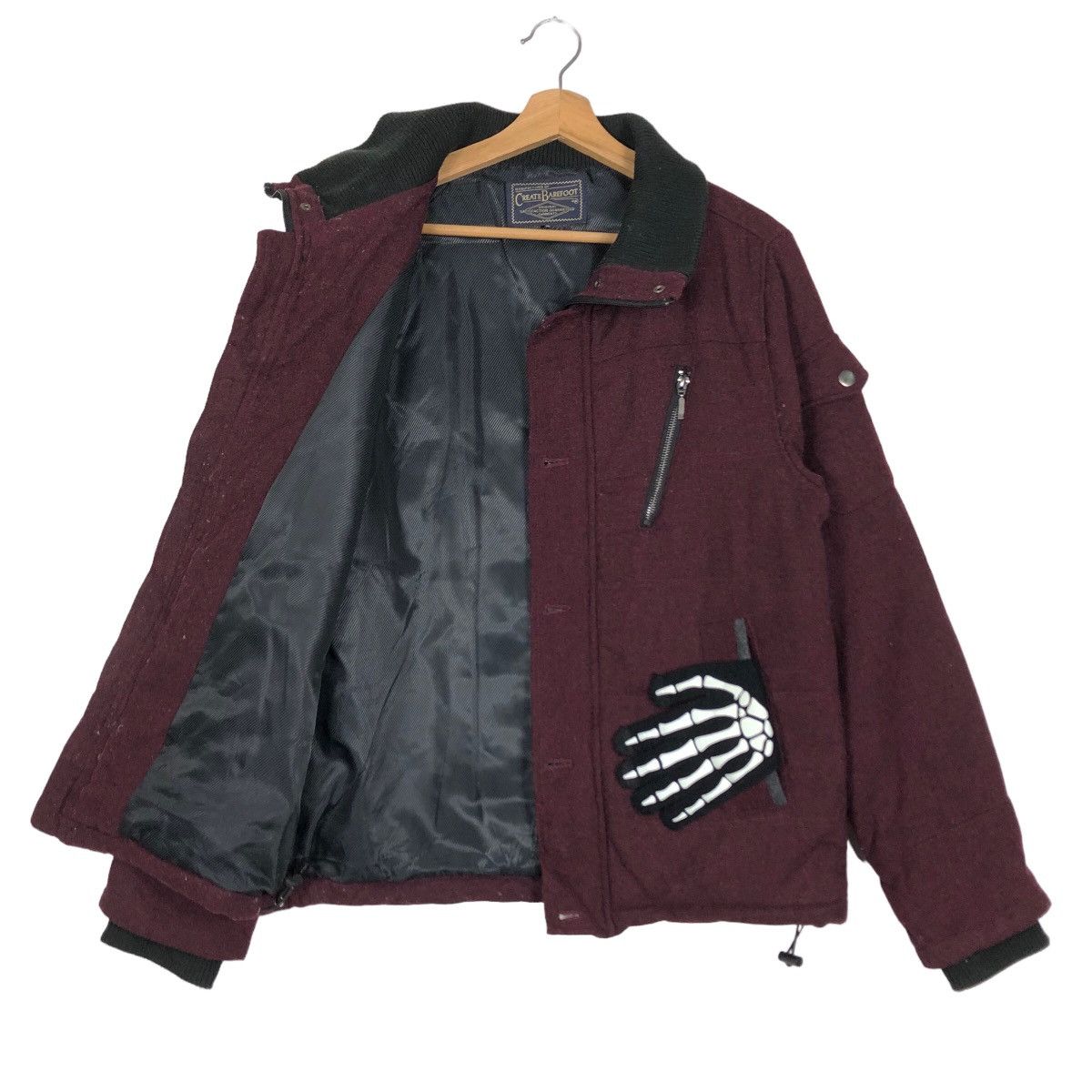 Japanese Brand 🔥90’s Vintage Bondage Bomber Jacket Create Barefoot Japan Size US M / EU 48-50 / 2 - 9 Thumbnail