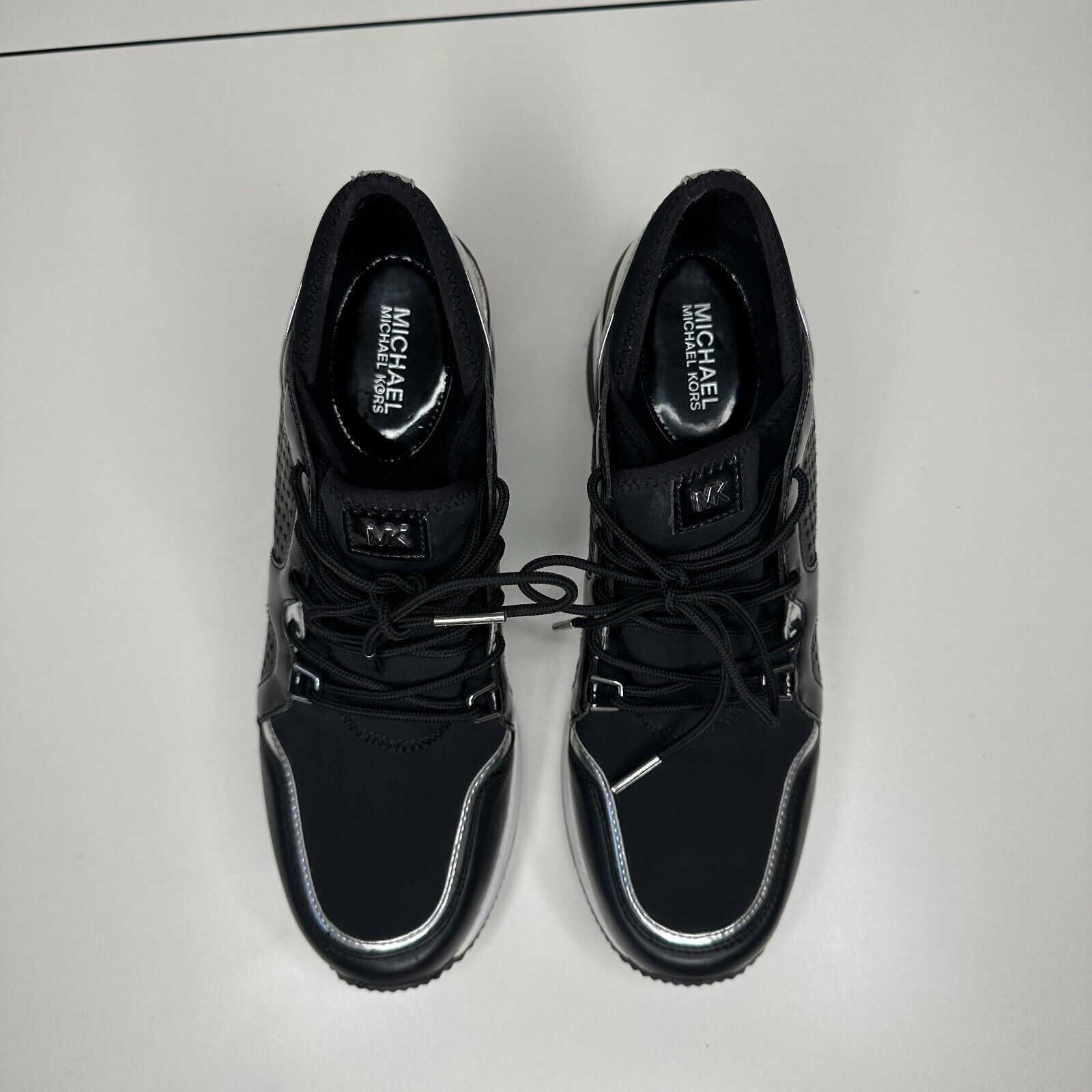 Michael Kors Michael Kors Black Scout Trainer Scuba Leather Sneaker 9 Size US 9 / IT 39 - 5 Thumbnail