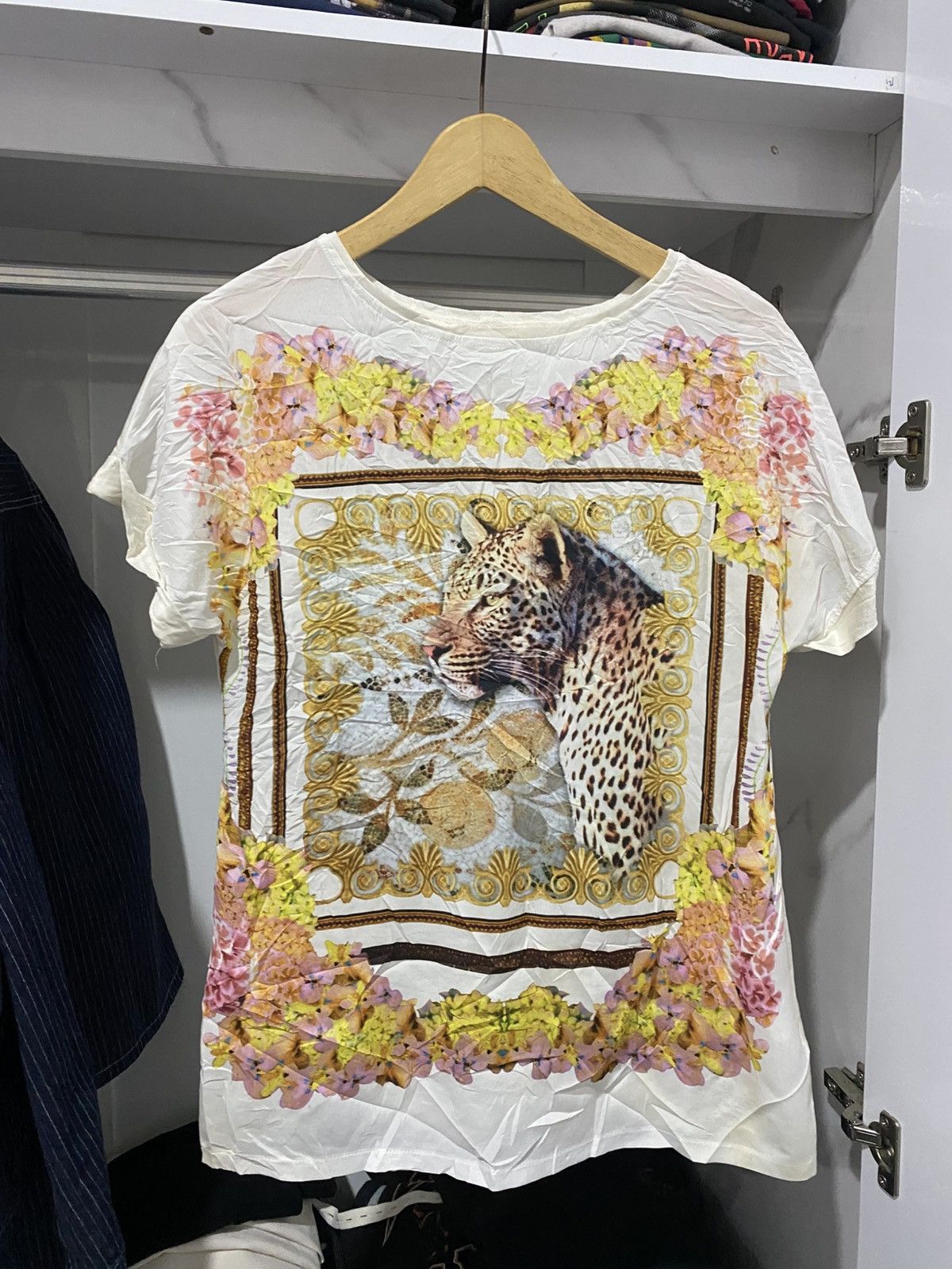 Hysteric Glamour Miss an Cheetah Silk Shirt AA0082 Size L / US 10 / IT 46 - 1 Thumbnail