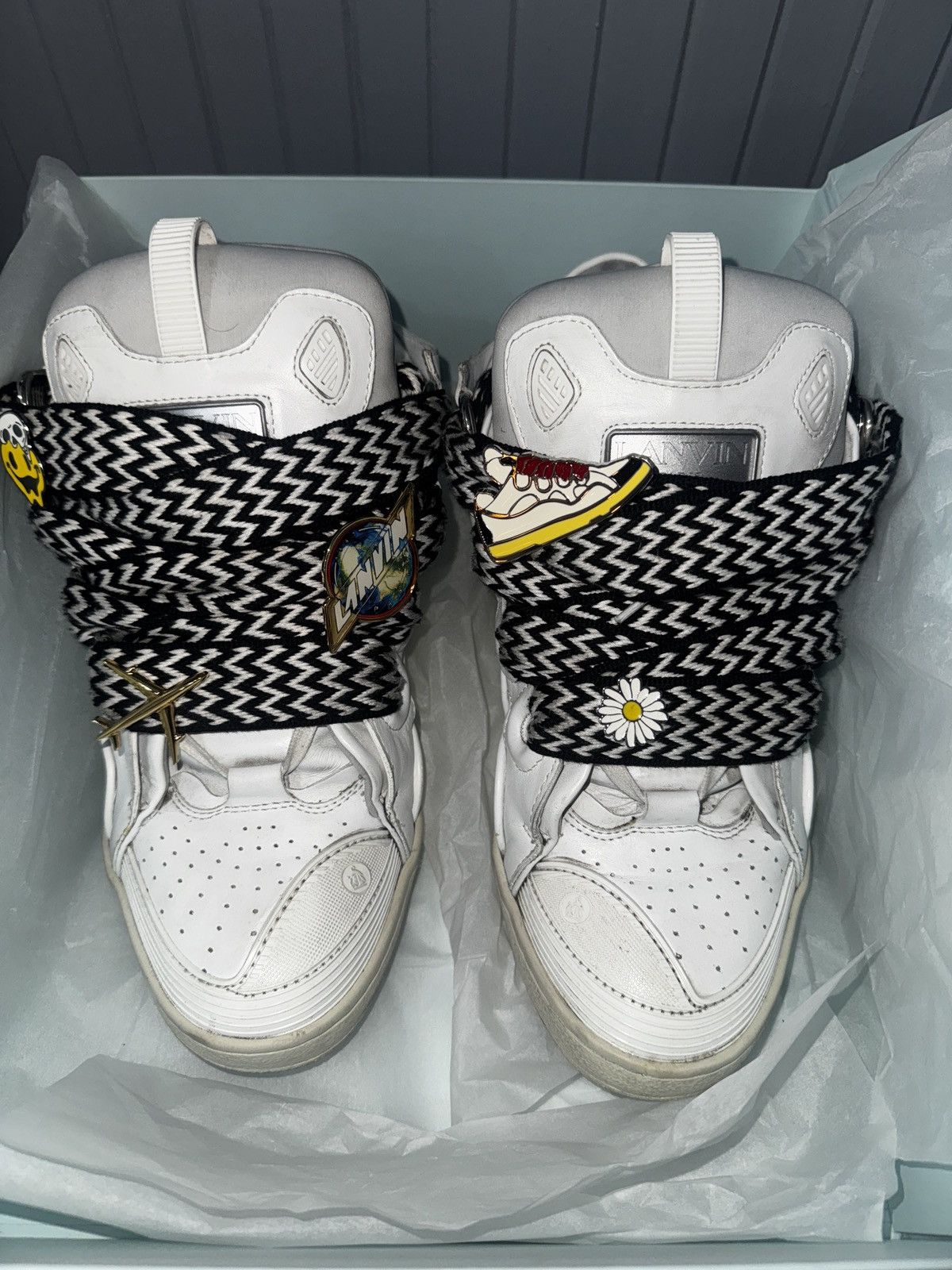 Lanvin Lanvin Future Curb Sneakers Pins Size US 11.5 / EU 44-45 - 3 Thumbnail