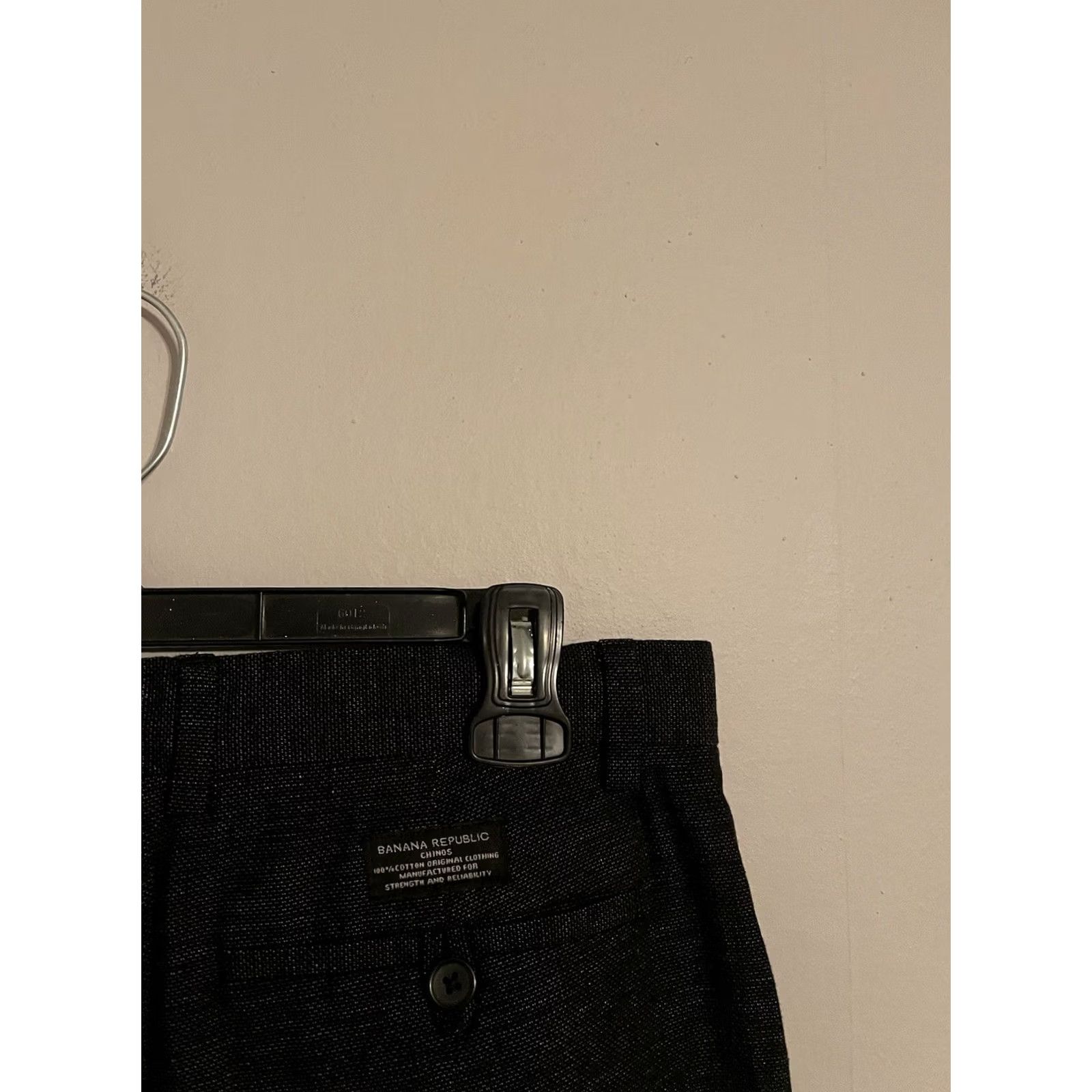 Banana Republic Banana Republic Gavin Chino Cotton Charcoal Gray Dress Pants - Mens 34x30 Size US 34 / EU 50 - 4 Thumbnail