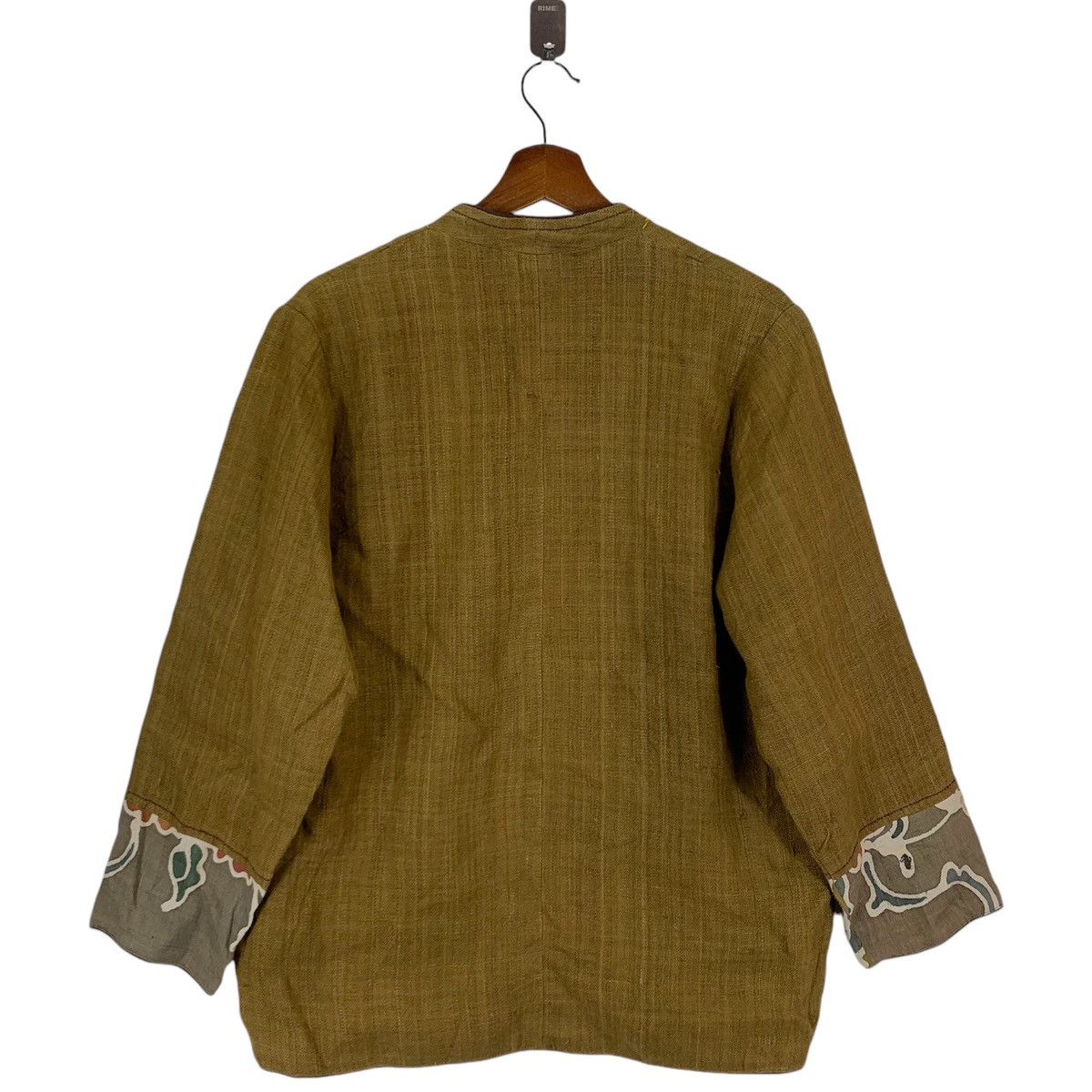 Japanese Brand × Vintage VINTAGE JAPANESE STYLE BORO HEMP LINEN JACKET Size US M / EU 48-50 / 2 - 6 Thumbnail