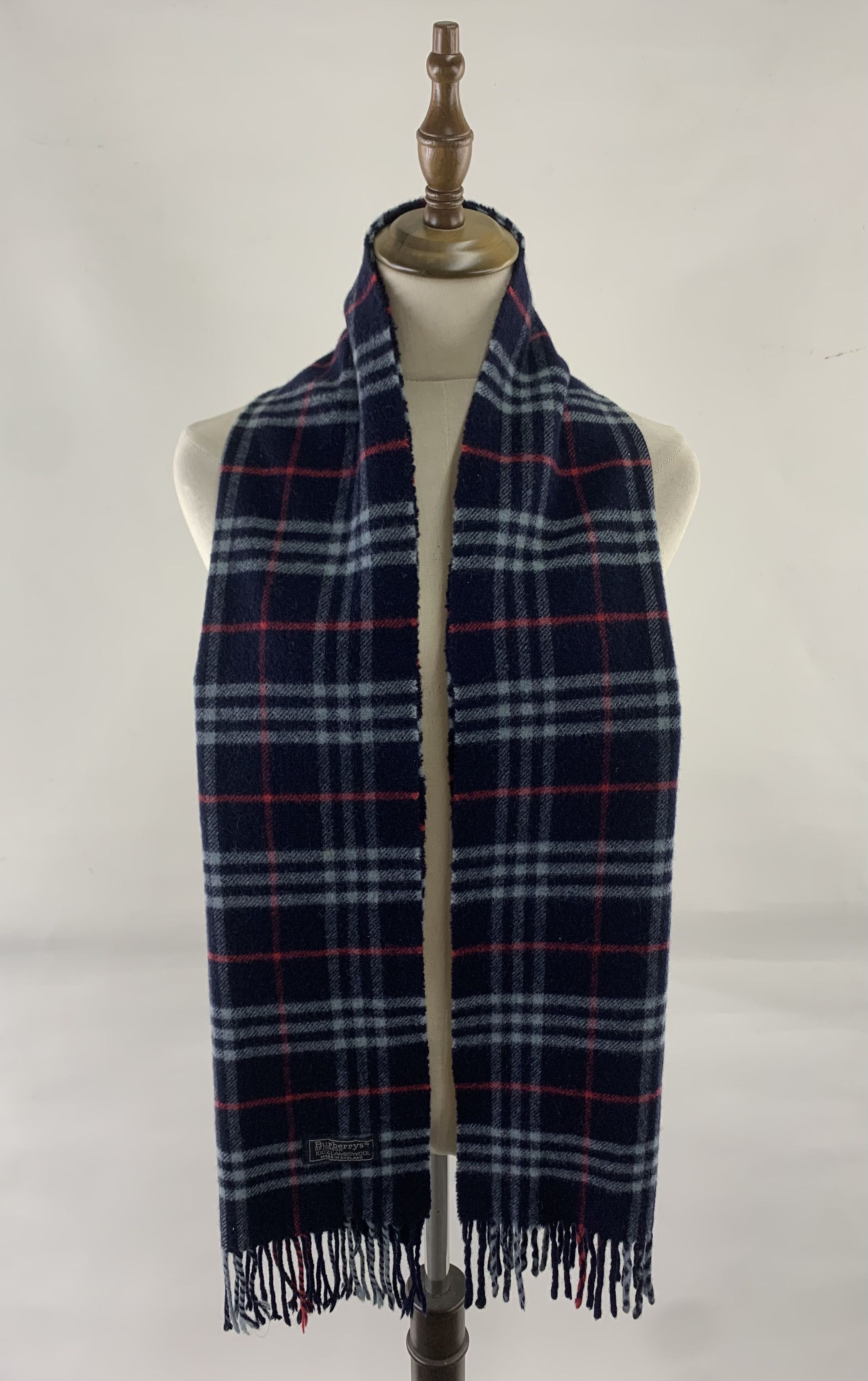 Burberry Burberry Scarf Wool Muffler Neck Wrap BL9308 Size ONE SIZE - 1 Thumbnail