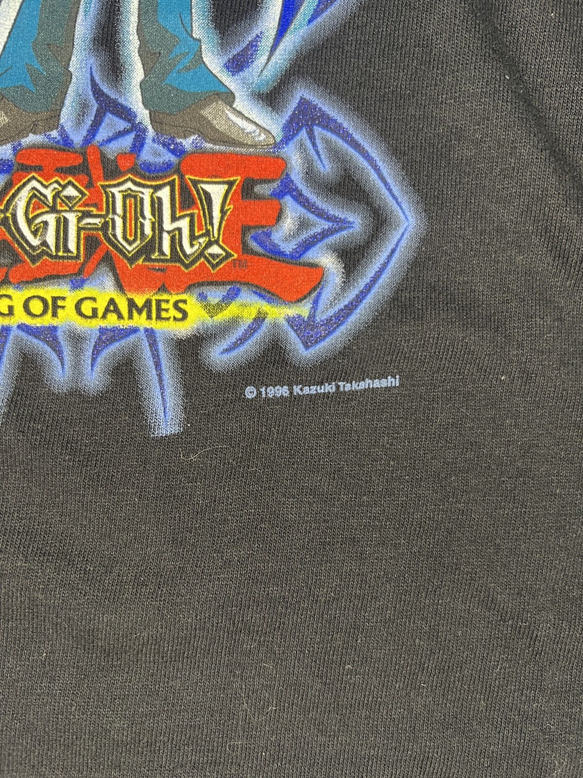 Vintage Vintage 1996 Yu-Gi-Oh! “King of Games” T-Shirt Size US L / EU 52-54 / 3 - 4 Thumbnail
