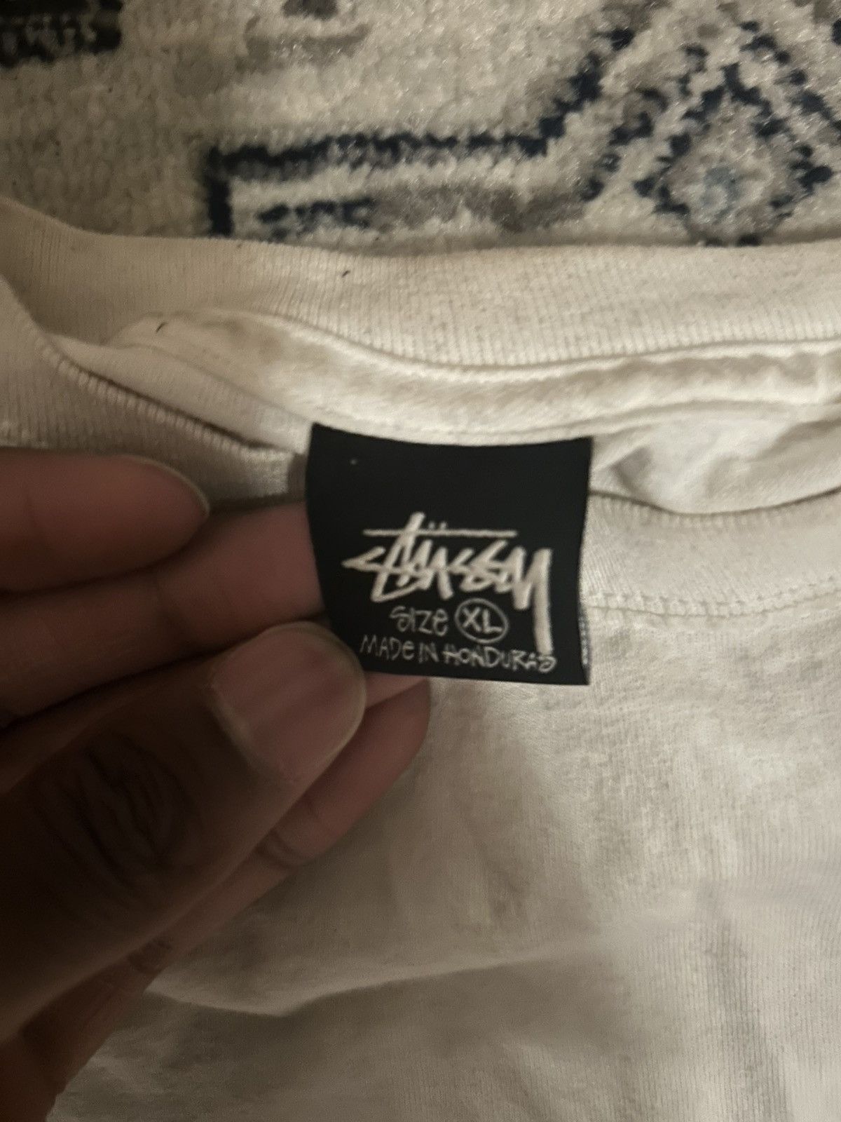 Stussy Large stussy longsleeve ‘white’ Size US L / EU 52-54 / 3 - 3 Thumbnail