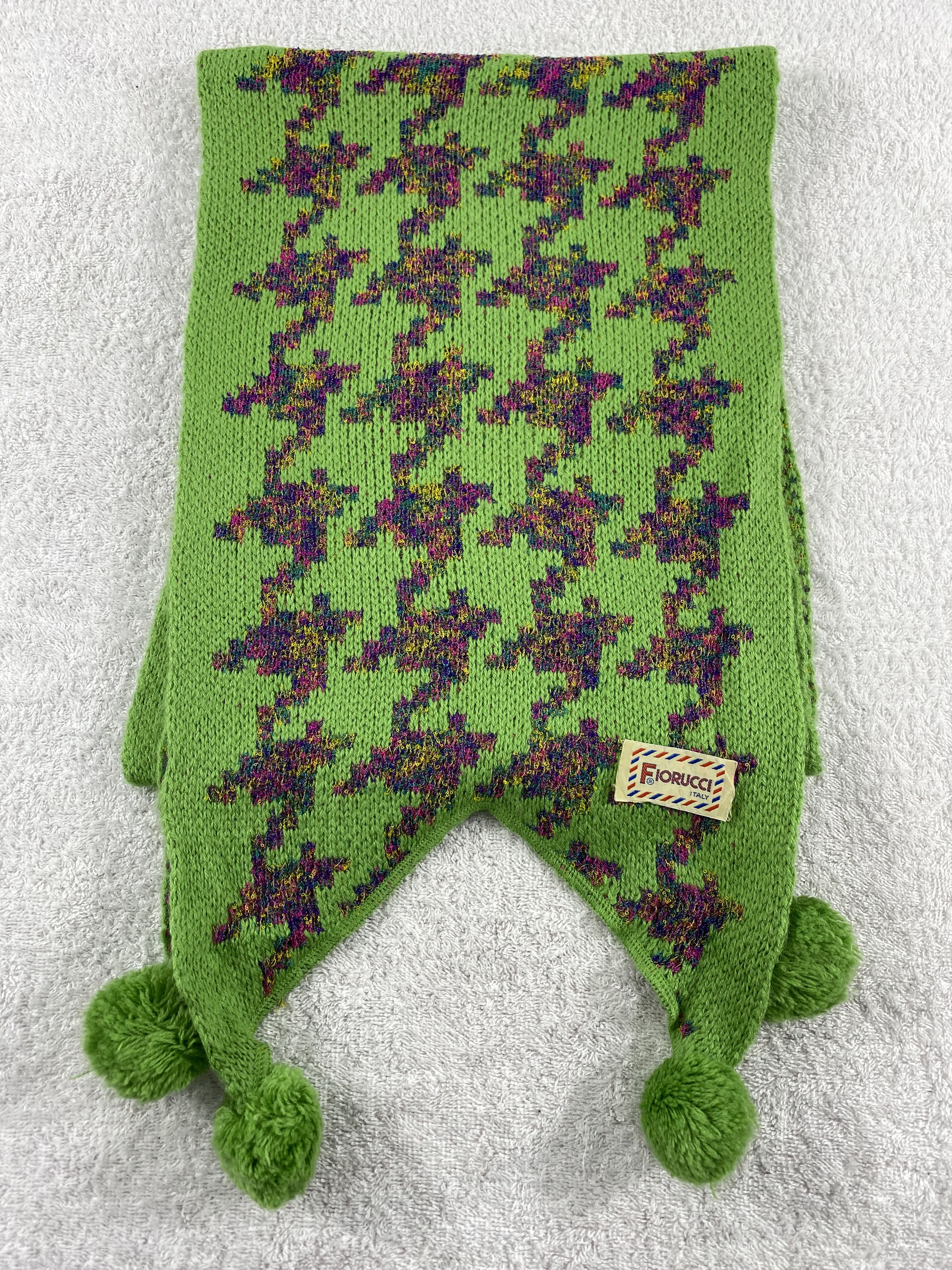Fiorucci × Vintage Fiorucci Scarf / Muffler / Neckwear - WW1619 Size ONE SIZE - 2 Thumbnail