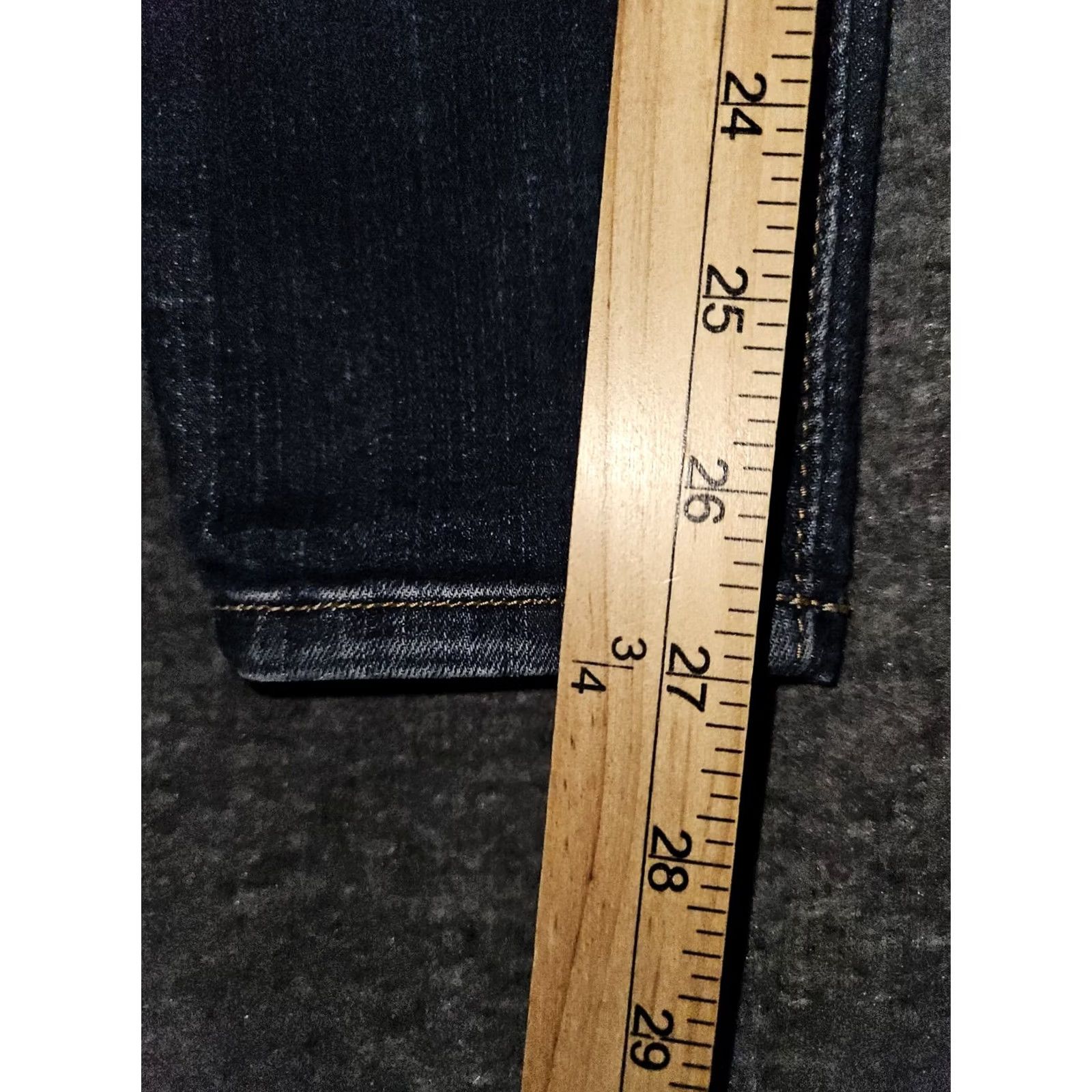 Vintage Judy Blue Jeans Skinny Ankle Juniors 11/30 Mid Rise Stretch Made in USA Preppy Size 32" / US 10 / IT 46 - 6 Thumbnail