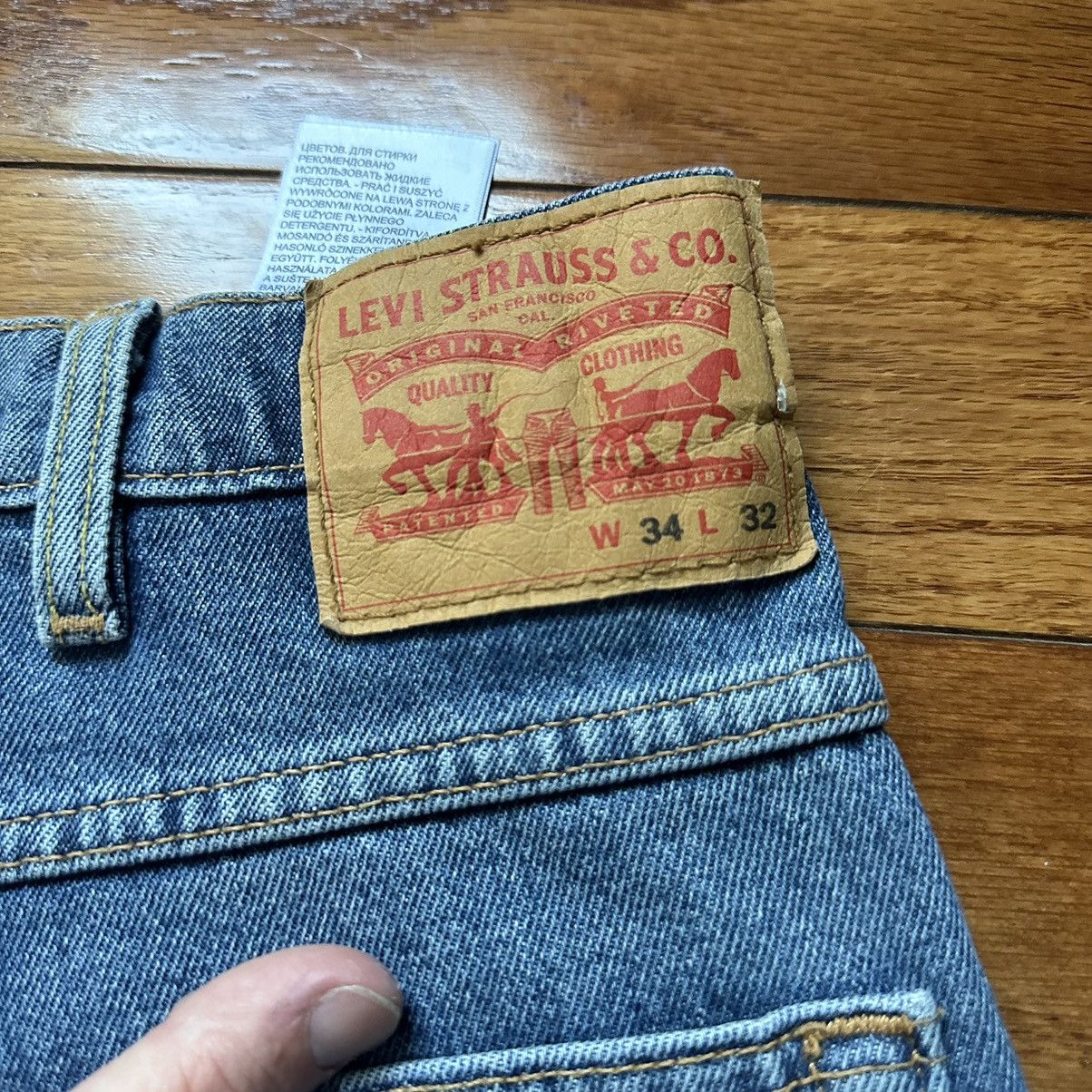 Levi's Levi straight fit denim Size (34x32)Blue Size US 34 / EU 50 - 5 Thumbnail