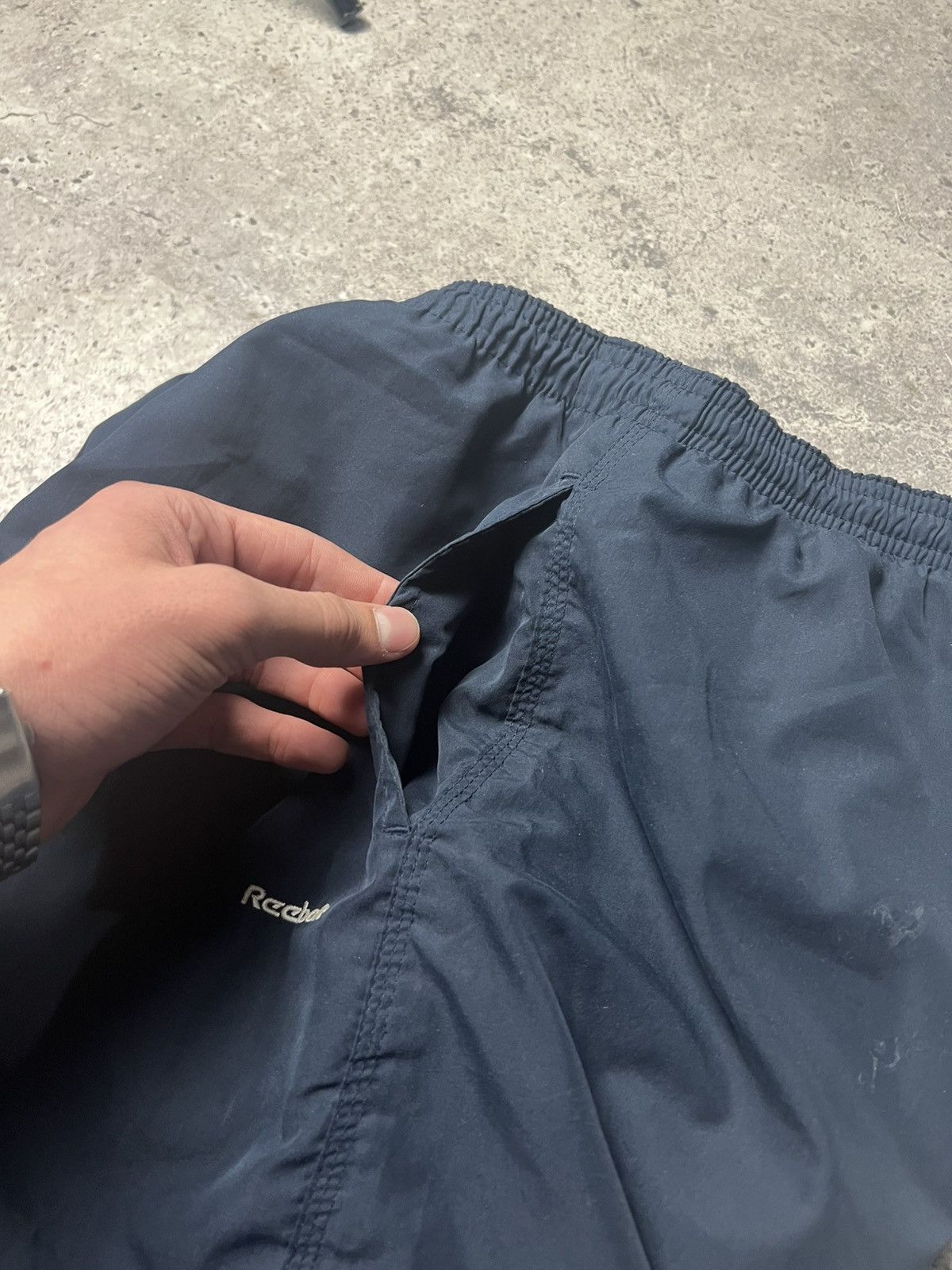 Reebok Vintage 90s Reebok Nylon Pants Drill Y2K Style Size XXL Rare Size US 36 / EU 52 - 10 Thumbnail