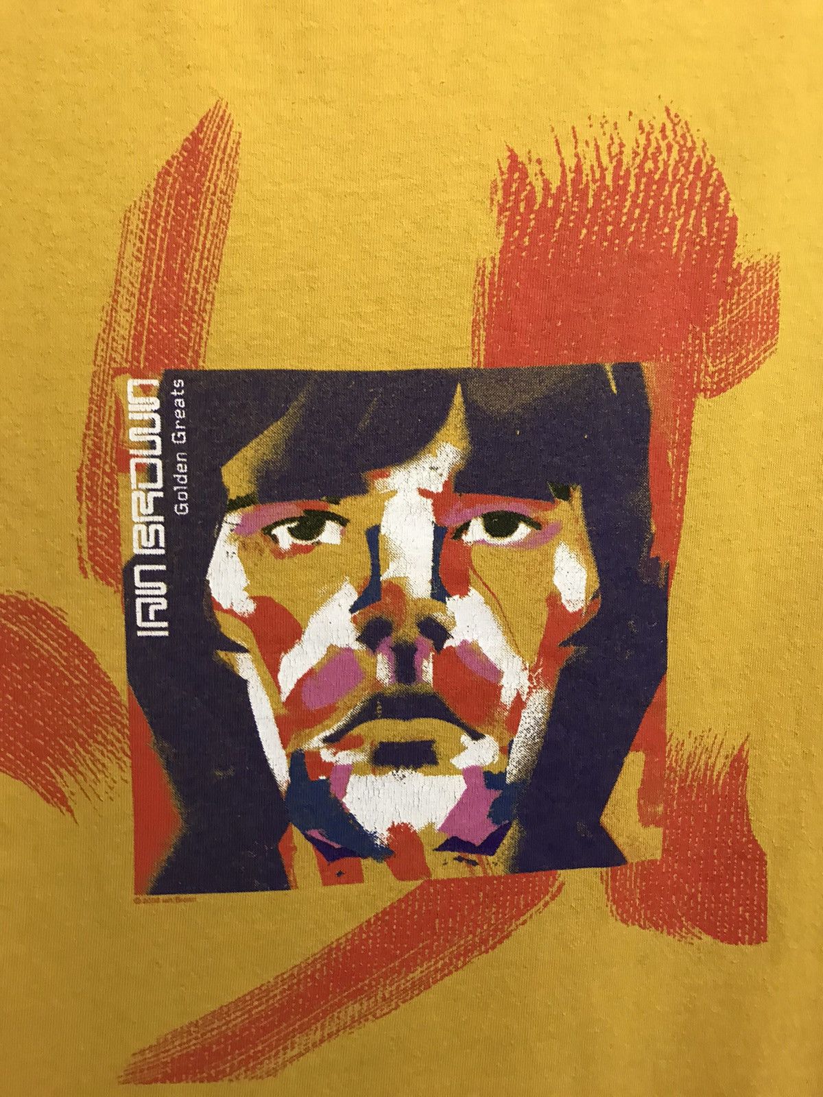 Band Tees Vintage Ian Brown Golden Greats (Stone roses) band rock tee Size US XL / EU 56 / 4 - 3 Thumbnail