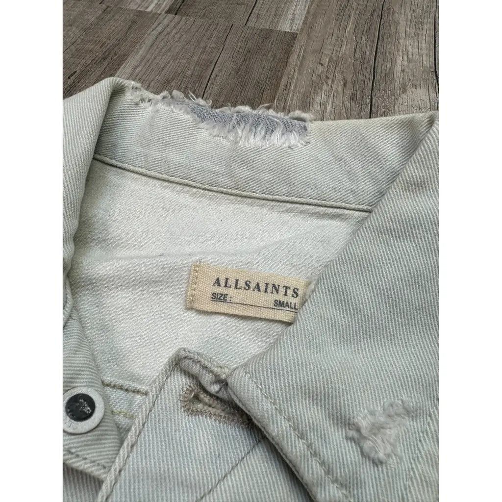 Allsaints All Saints denim Jacket Size: S Size S / US 4 / IT 40 - 4 Thumbnail