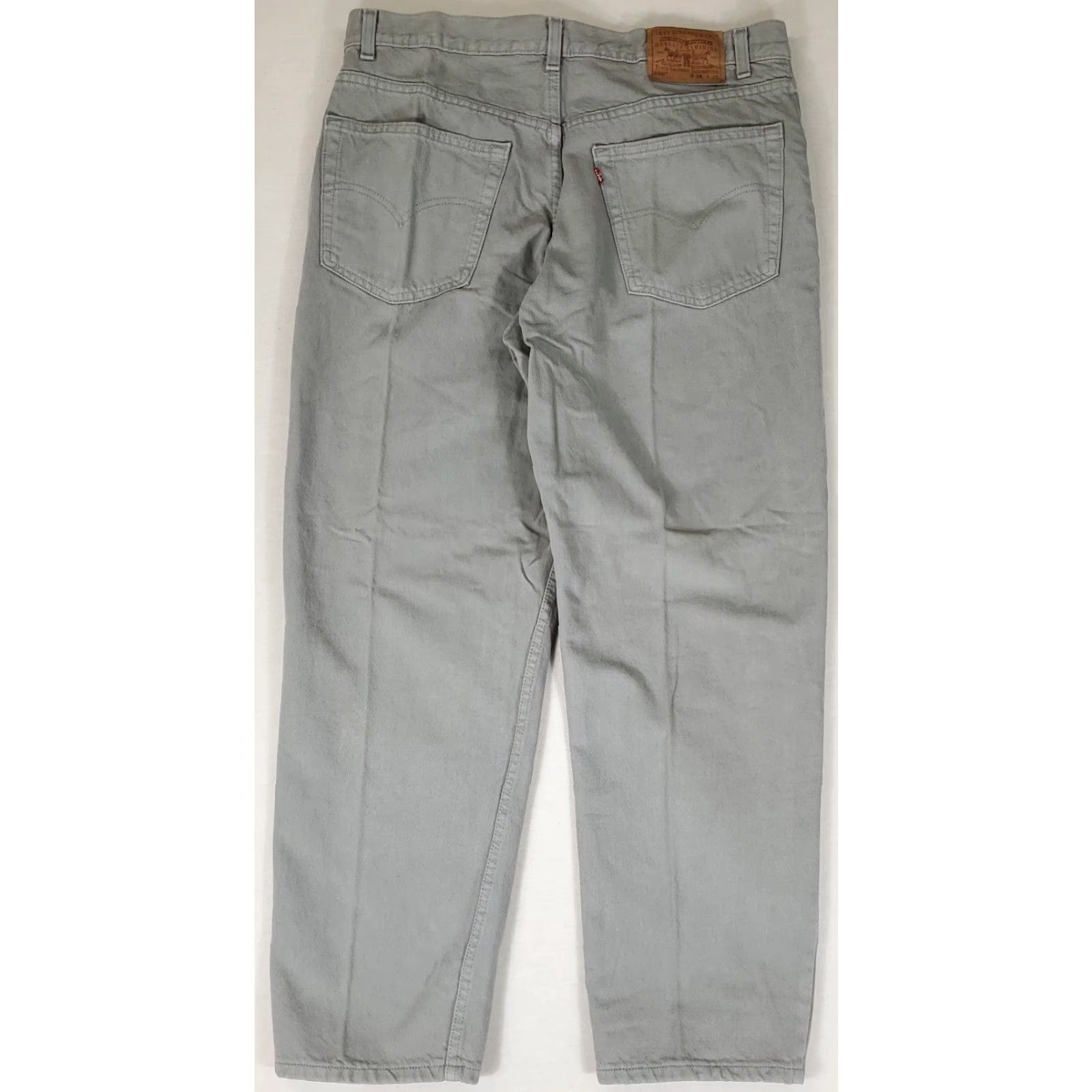 Levi's Levi's 550 VTG Y2K Relaxed Jeans Gray USA Mens 37x30 Inseam 30 Regular 550 Model Relaxed Fit Jeans Mens Grey Size US 37 - 4 Thumbnail