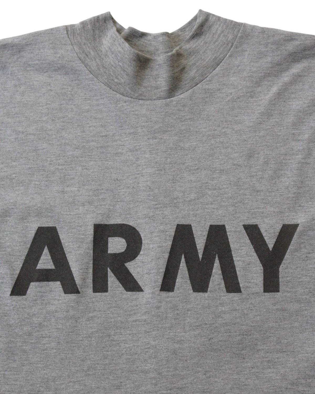 Vintage 2010S US ARMY MILITARY IPFU TRAINING LS GREY MOCK NECK Size US L / EU 52-54 / 3 - 2 Thumbnail