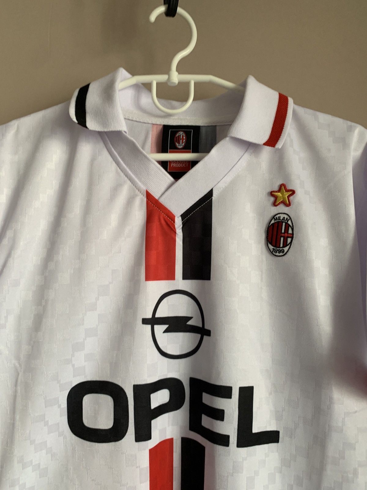 Vintage AC Milan 1995 Away Football Shirt Retro Score Draw Soccer S Size US S / EU 44-46 / 1 - 5 Thumbnail