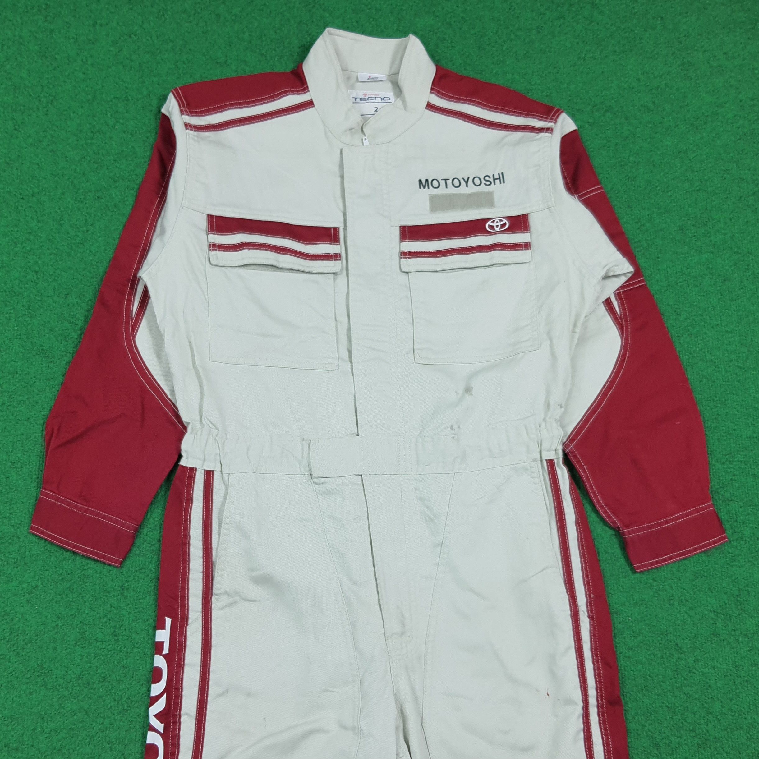 Japanese Brand Vintage Toyota Tecno Mechanics Motorsports Coverall C279N8 Size US M / EU 48-50 / 2 - 3 Thumbnail