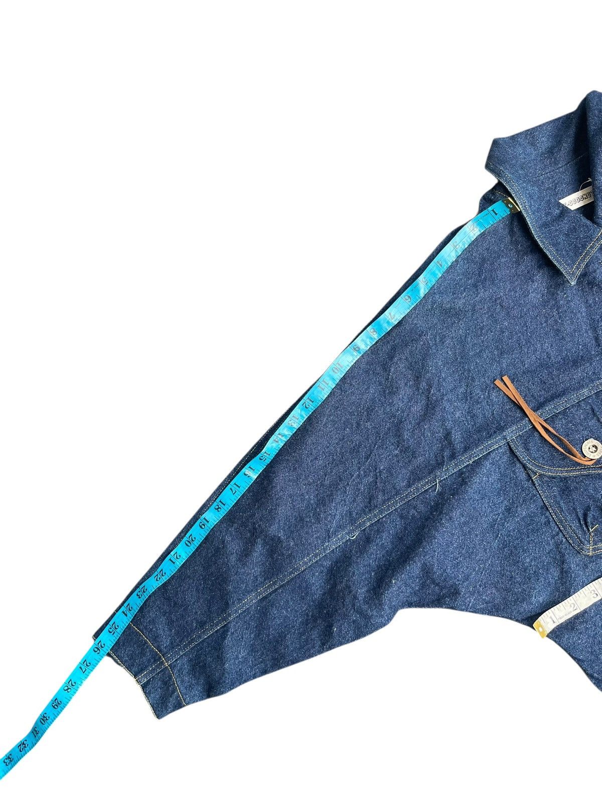 Japanese Brand Pink Coconut Crop Top Denim Jacket Size L / US 10 / IT 46 - 11 Thumbnail