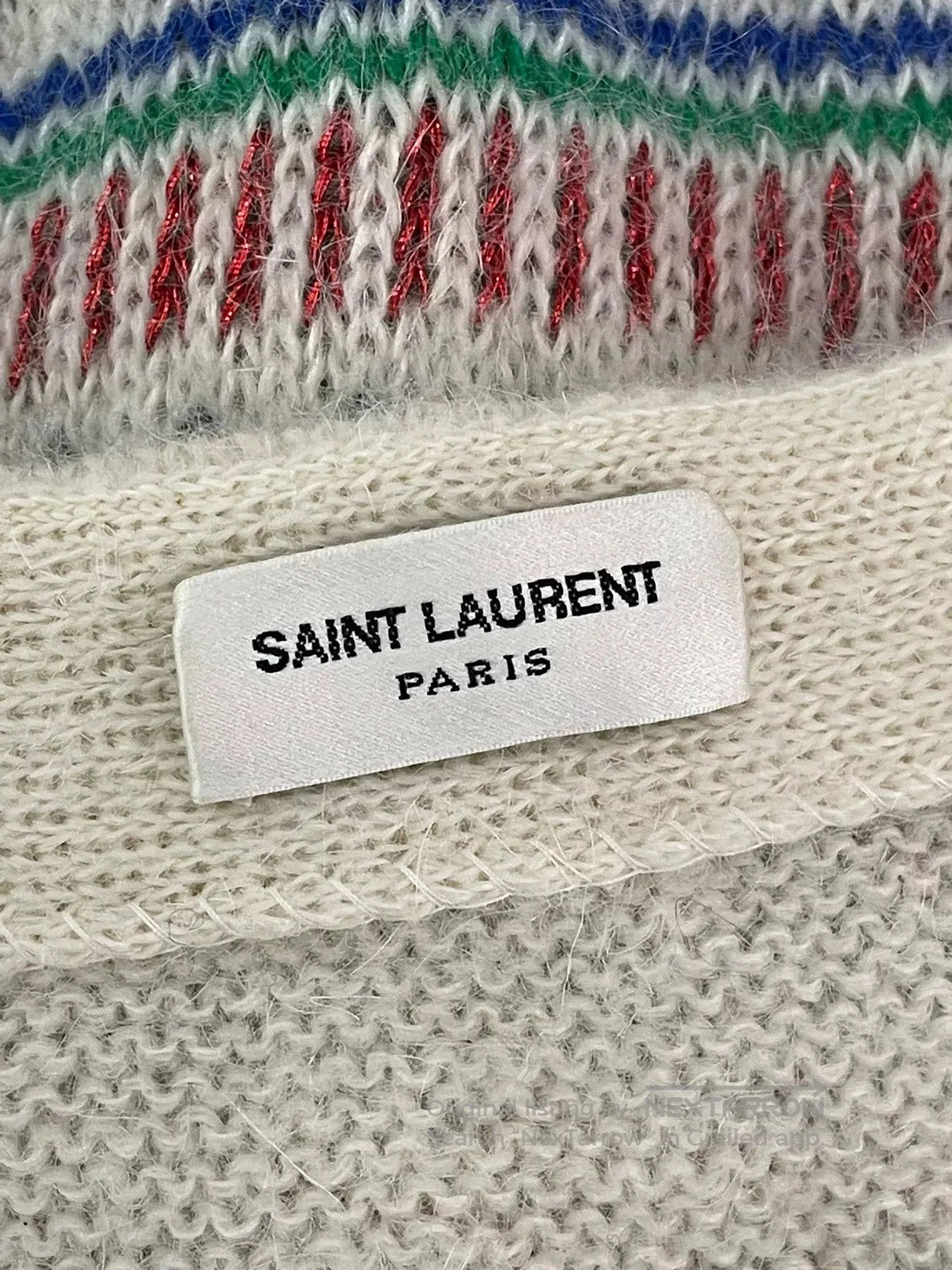 Saint Laurent Paris Saint Laurent Colorful Striped Cardigan. Size XS / US 0-2 / IT 36-38 - 4 Thumbnail